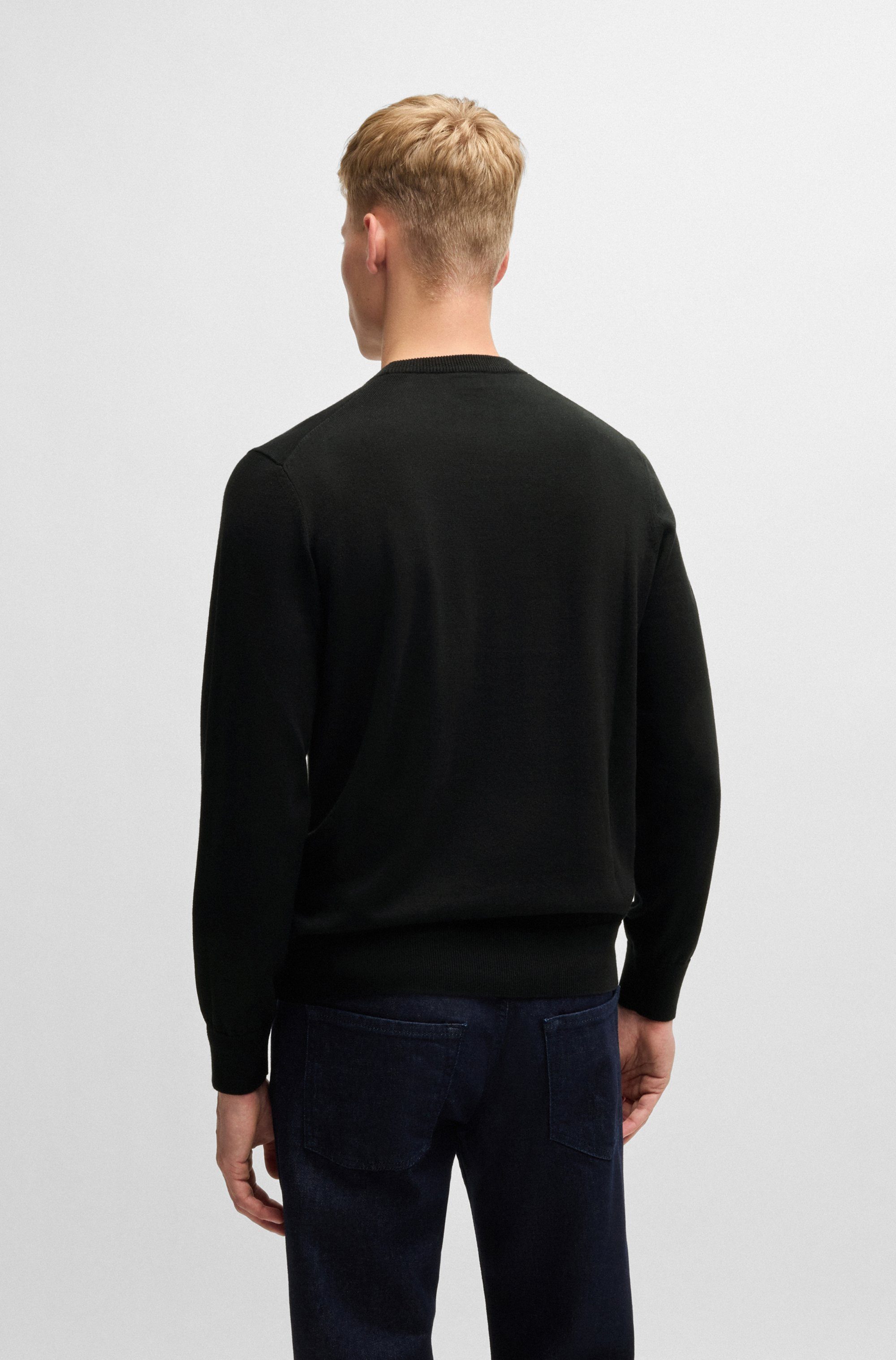 BOSS ORANGE Strickpullover Kanovano mit Rundhalsausschnitt