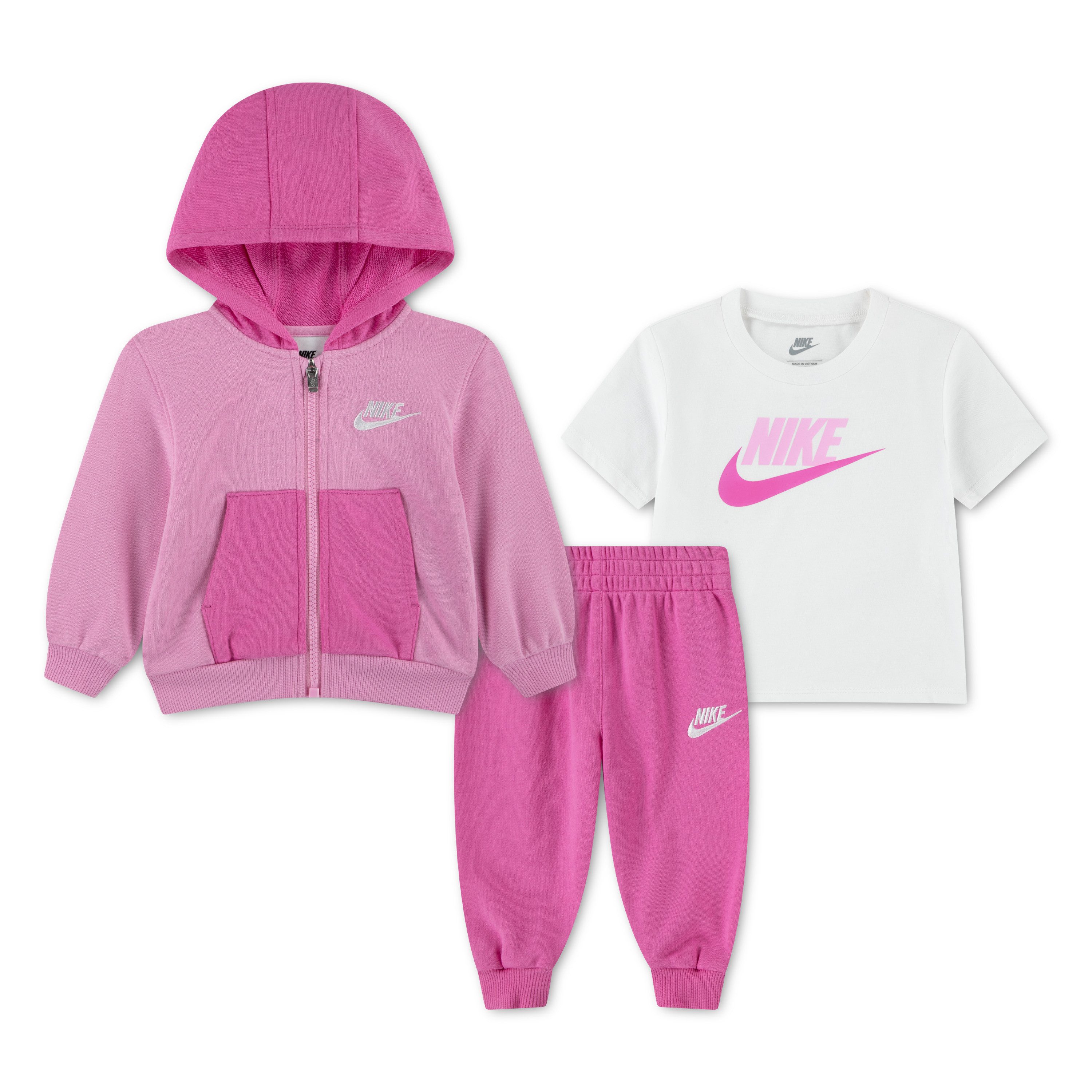 Nike Sportswear Sportanzug (3-tlg), 3-teiliges Set, für Kinder, mit Reißverschluss