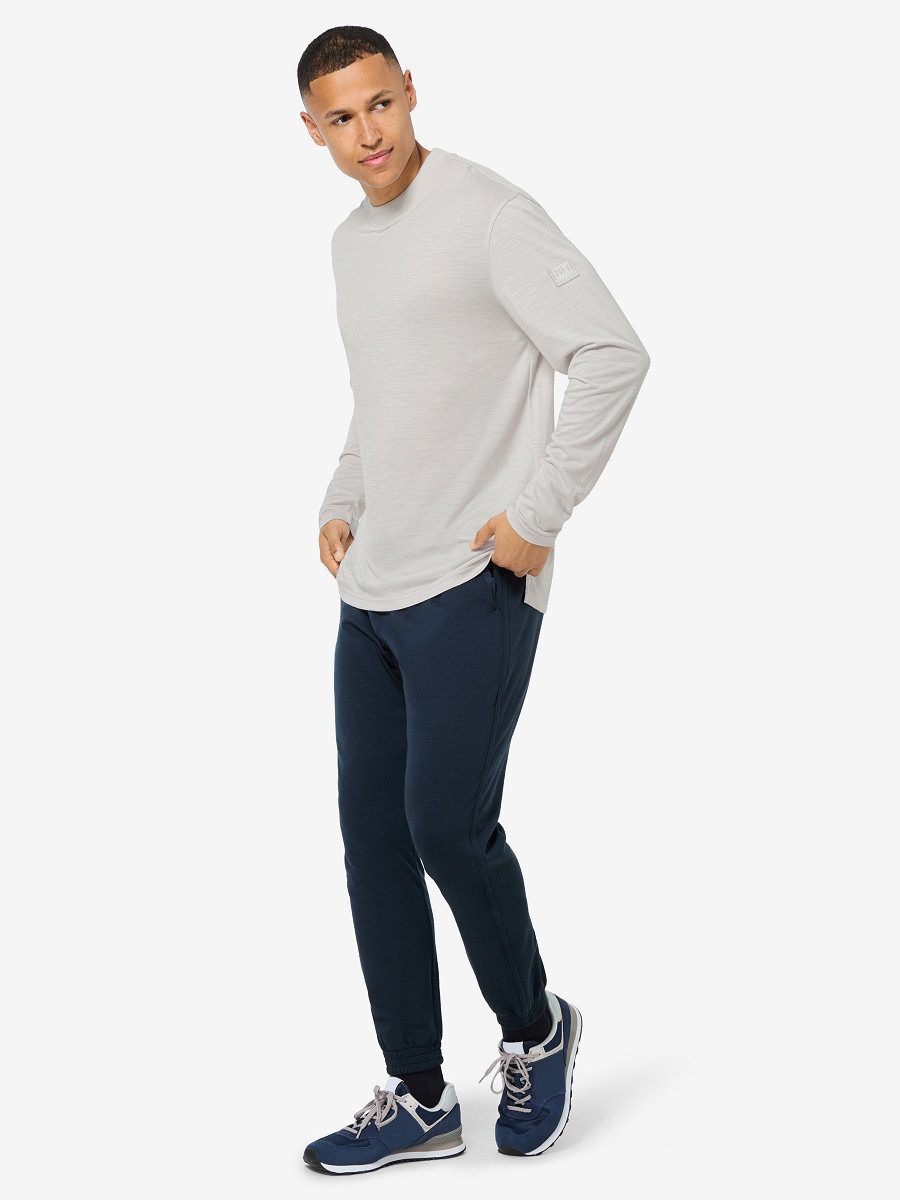 SUPER.NATURAL Langarmshirt für Herren, nachhaltig, Merino modern, atmungsaktiv