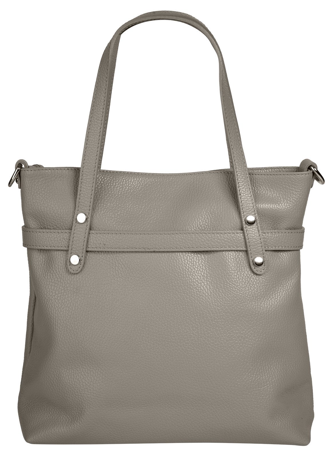Cluty Shopper (1-tlg), echt Leder, Made in Italy