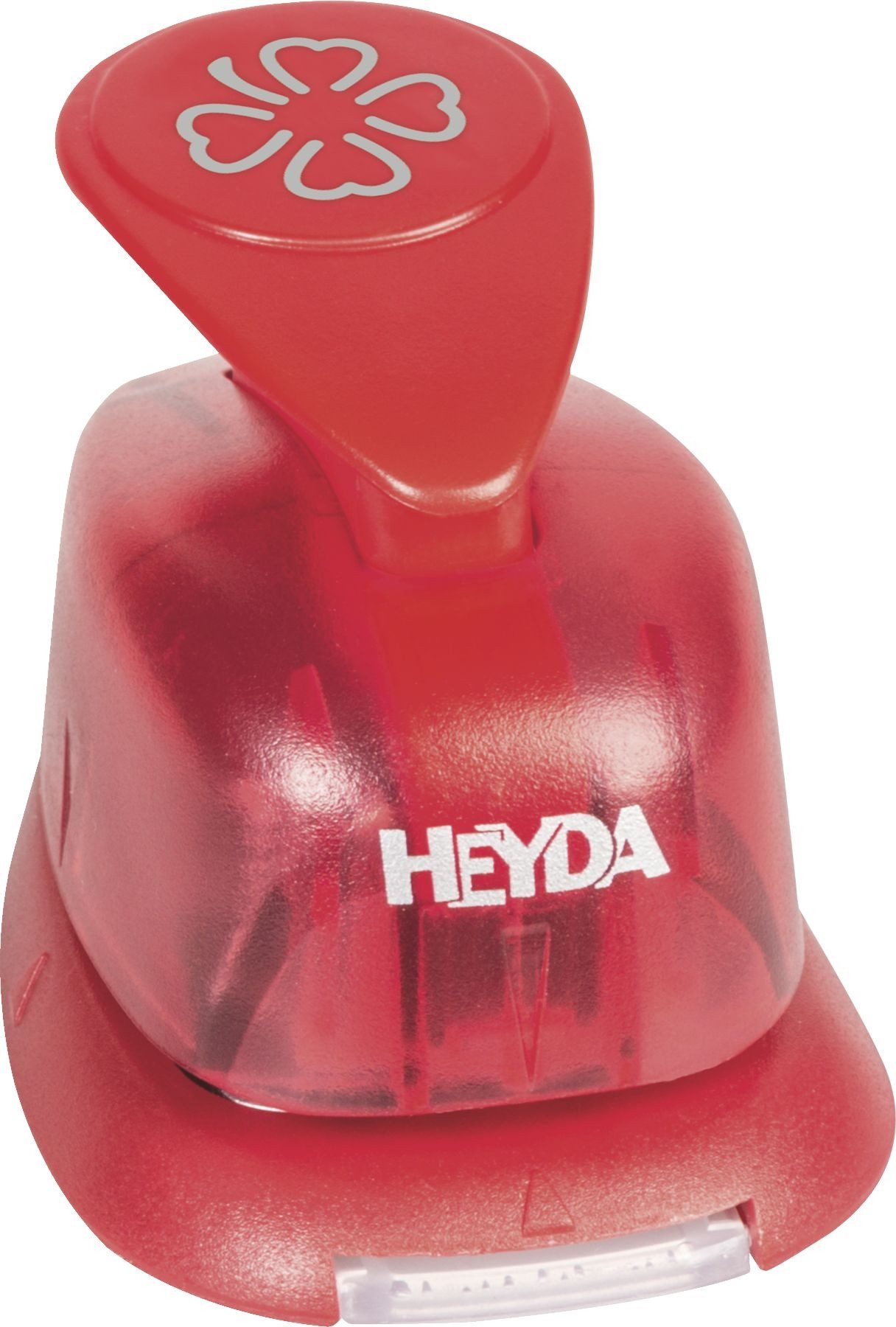 Heyda Motivstanzer Motivstanzer für Karton bis 220g/qm Kleeblatt klein Pop Up 15x15mm