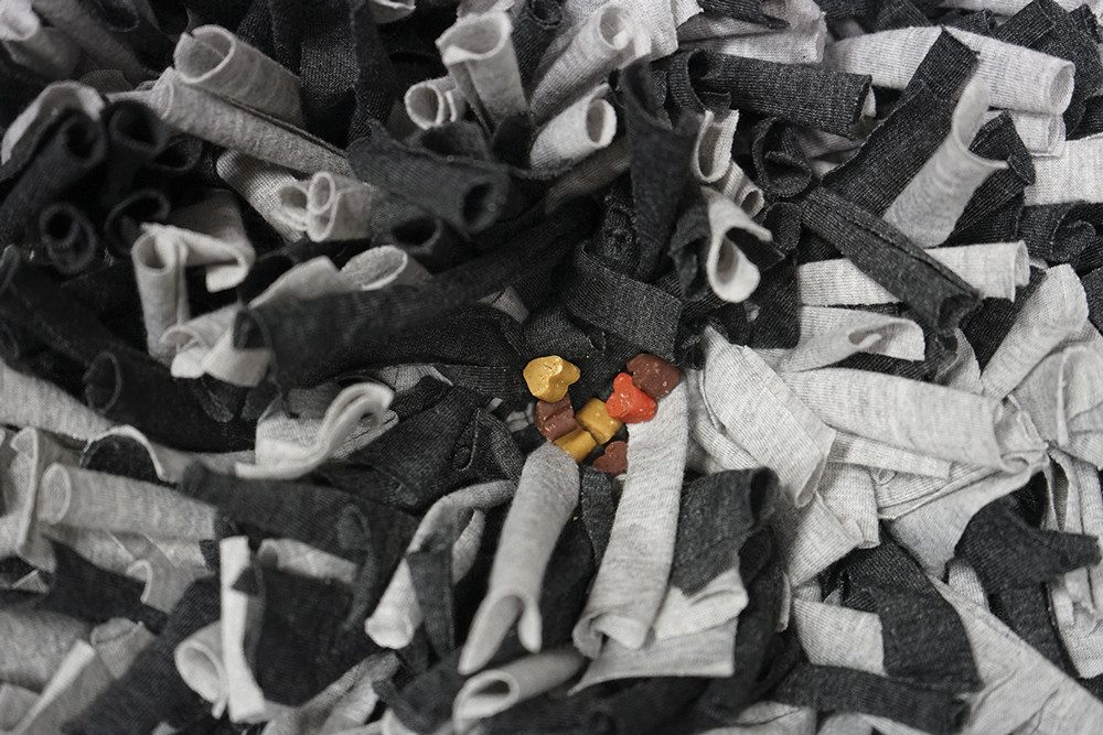 Nobby Schnüffelteppich Nobby Schnüffelmatte 56 x 44 cm grau-schwarz, Kunststoff