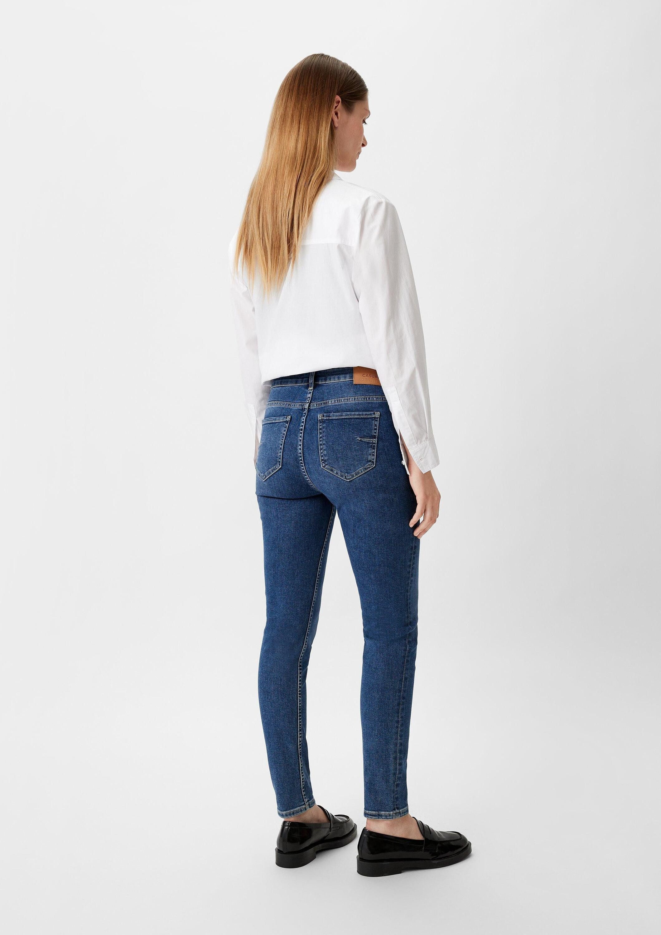 comma Skinny-fit-Jeans Jeans-Hose Skinny: Jeans mit Waschung