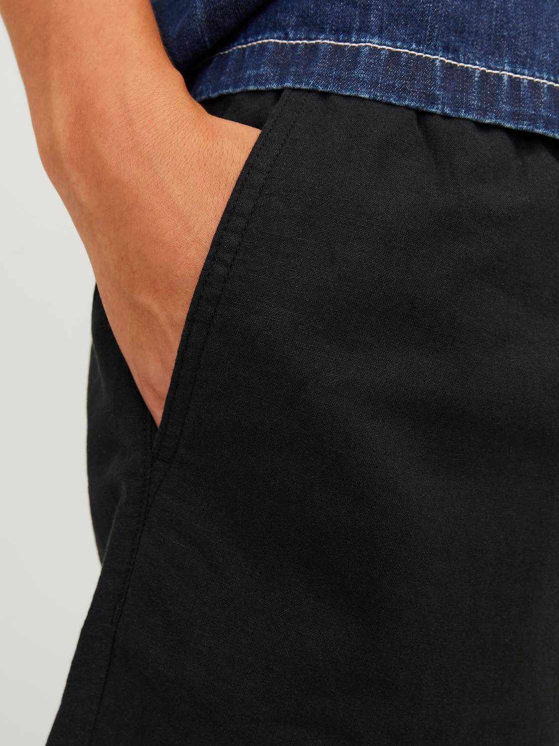 Jack & Jones Herren Short JPSTJAIDEN SUMMER LINEN BLEND SHORT- Relaxed Fit günstig online kaufen