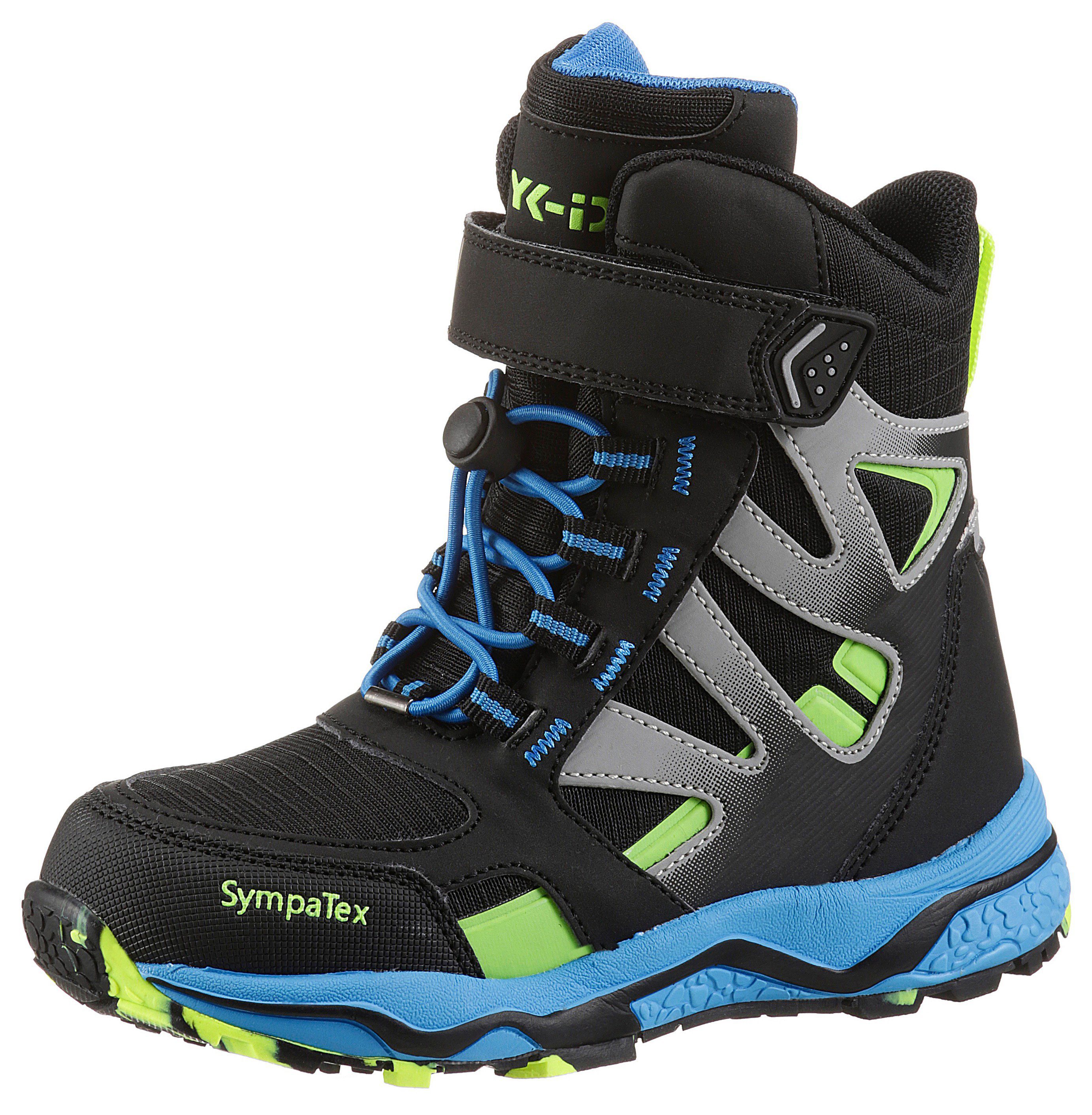 YK-ID Lurchi by Winterboots SYMPATEX 046457 schwarz mit Schnellverschluss LENNO