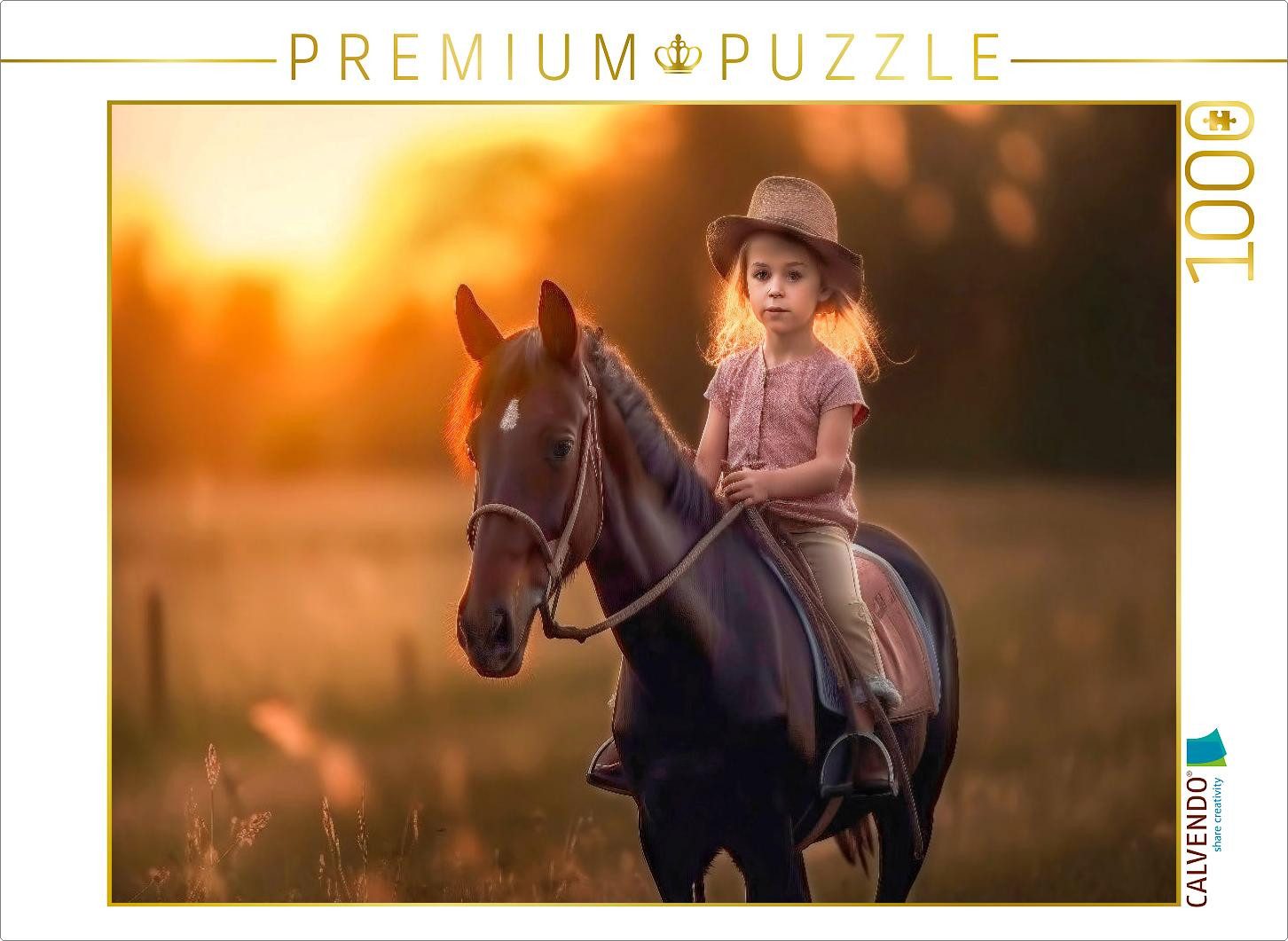 CALVENDO Puzzle CALVENDO Puzzle Mein Pferd, 1000 Teile Lege-Größe 64x48cm Foto-Puzzle, 1000 Puzzleteile