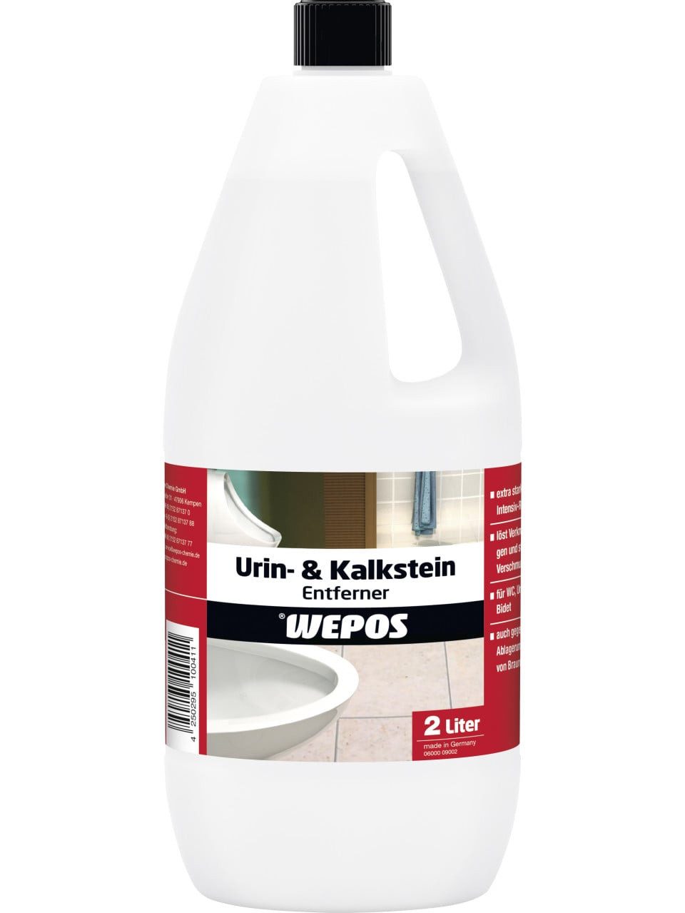 WEPOS CHEMIE GMBH Wepos Urin- und Kalksteinentferner 2 L Badreiniger