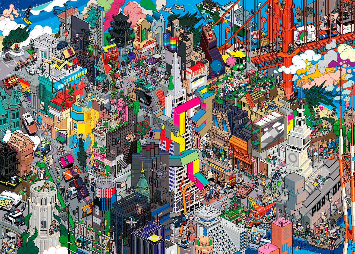 HEYE Puzzle San Francisco Quest, Pixorama, günstig online kaufen