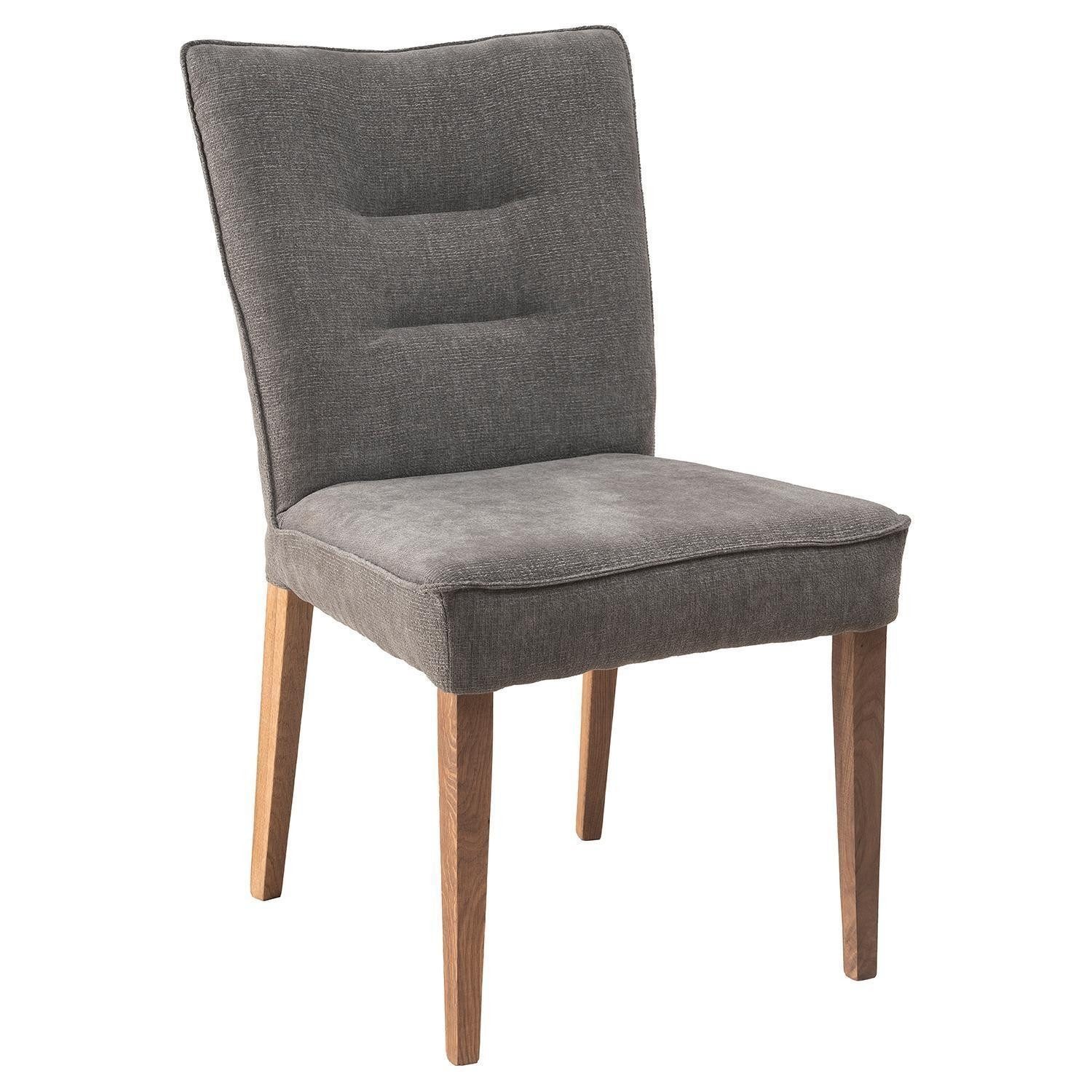 Polsterstuhl ST-0729, Braun, Taupe, Stoffbezug