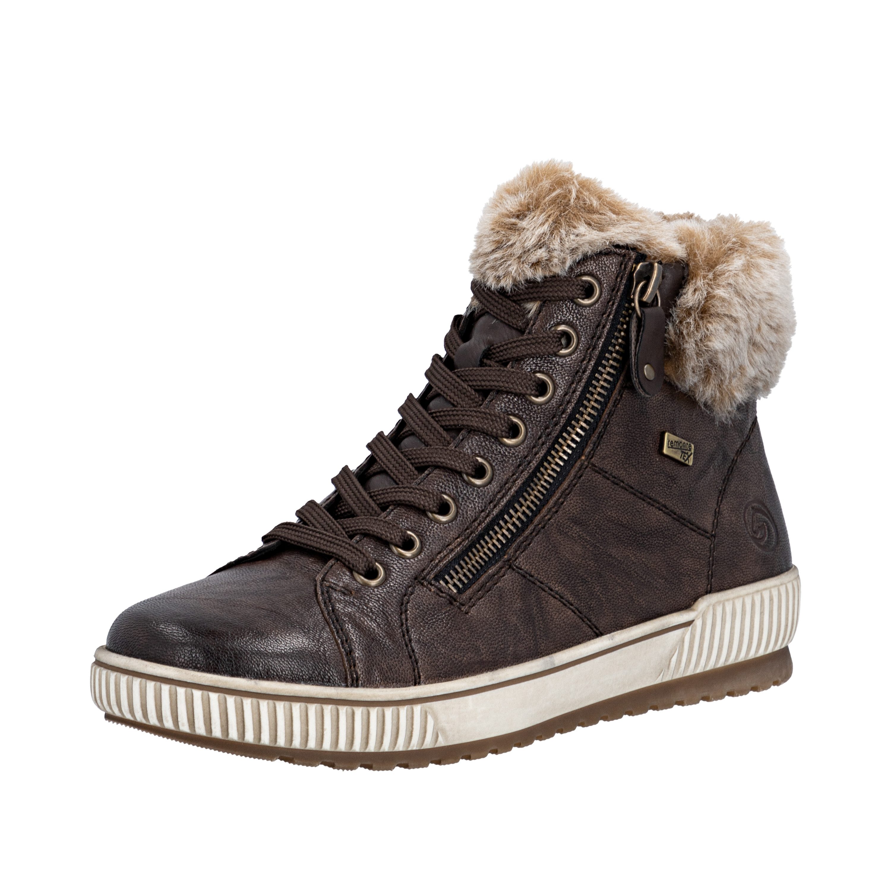 Remonte Winterboots, Plateau, Outdoorschuh Schnürboots mit wasserabweisender TEX-Membran