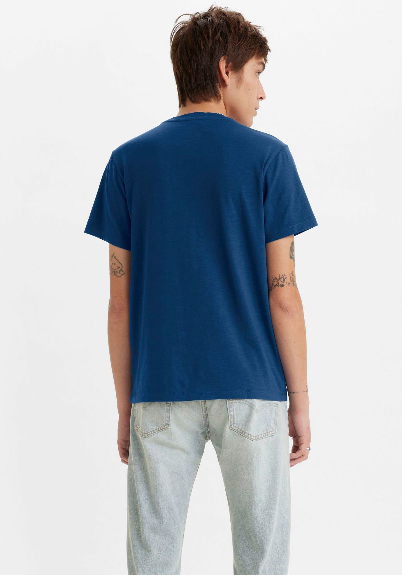 Levi's® T-Shirt POCKET blue TEE sodalite CLASSIC
