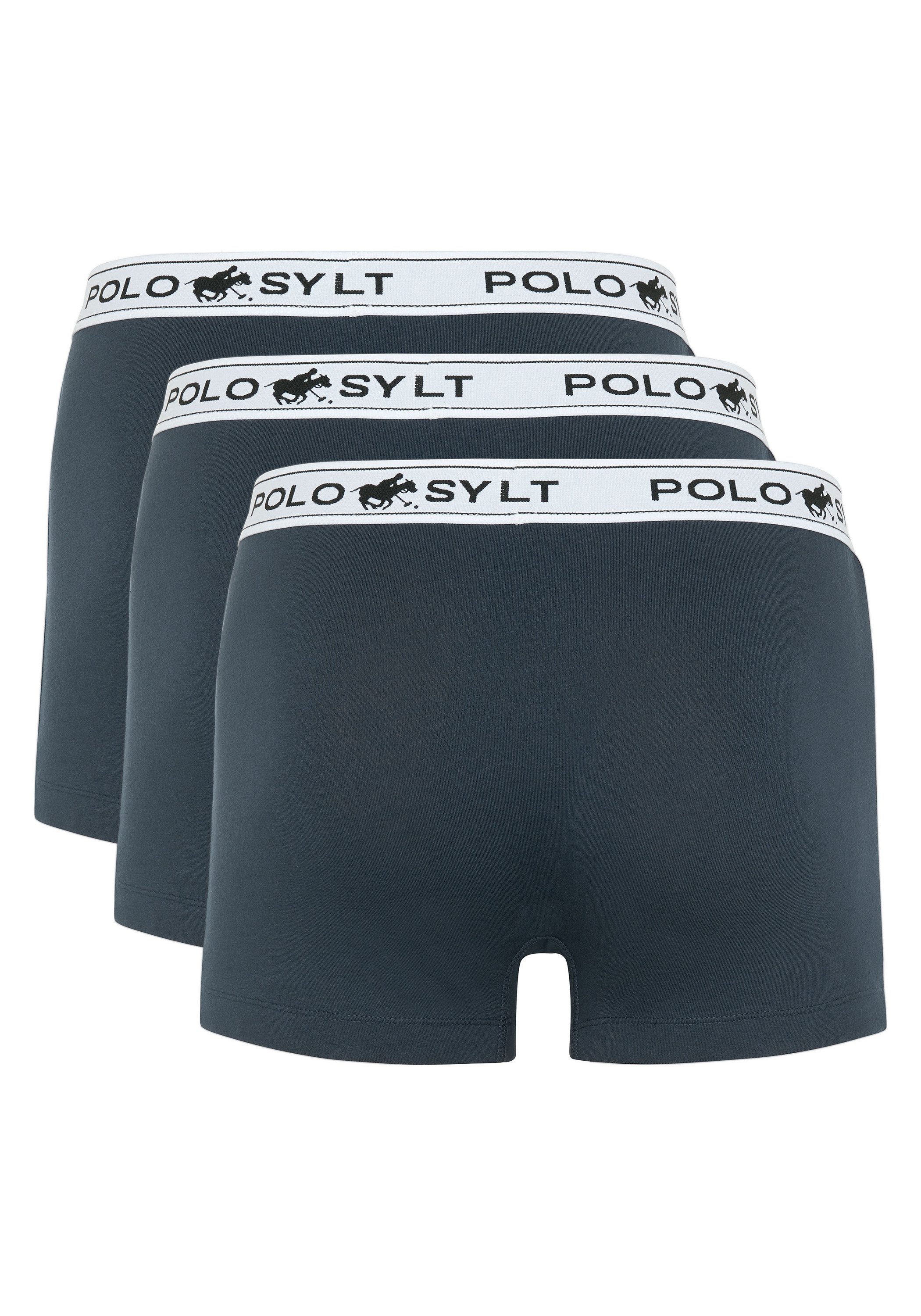 Polo Sylt Boxershorts im 3er-Pack mit Label-Elastikbund (3er-Pack, 3-St) günstig online kaufen
