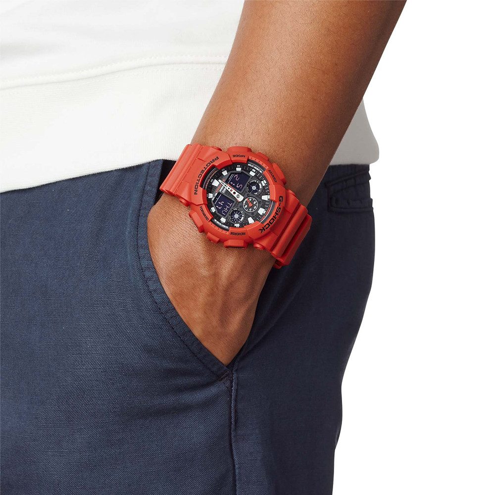 CASIO Digitaluhr Casio G-Shock GA-100B-4AER GA-100B-4AER, Casio G-Shock GA- günstig online kaufen