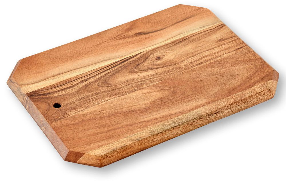 KESPER® Schneidebrett aus Akazienholz, FSC zertifiziert, Massivholz, (1-St), mit Loch zum Aufhängen