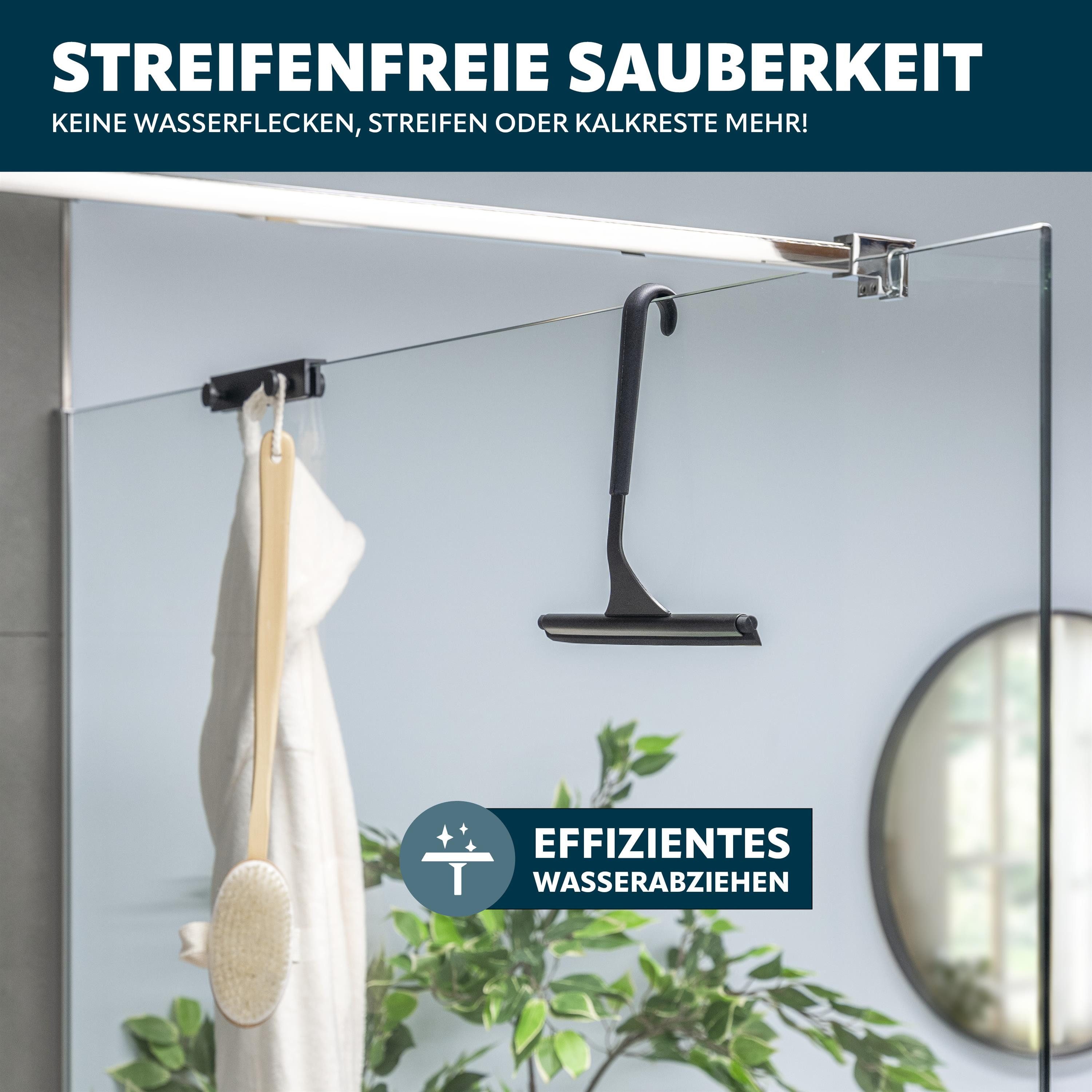 bremermann Wasserabzieher Duschabzieher RONDINE aus Edelstahl inkl. Wandhal günstig online kaufen