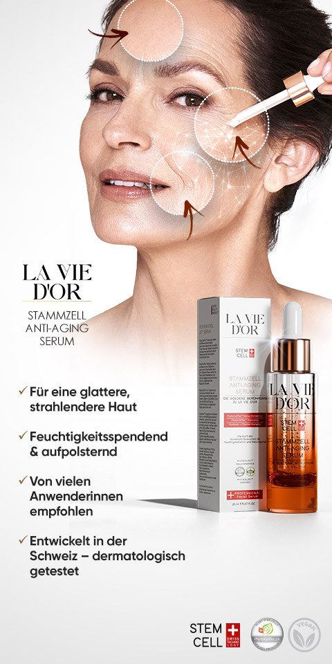 La Vie D'Or Gesichtsserum LaVieDor Anti-Aging Stammzell Gesichtsserum mit Hyaluronsäure, 1-tlg.