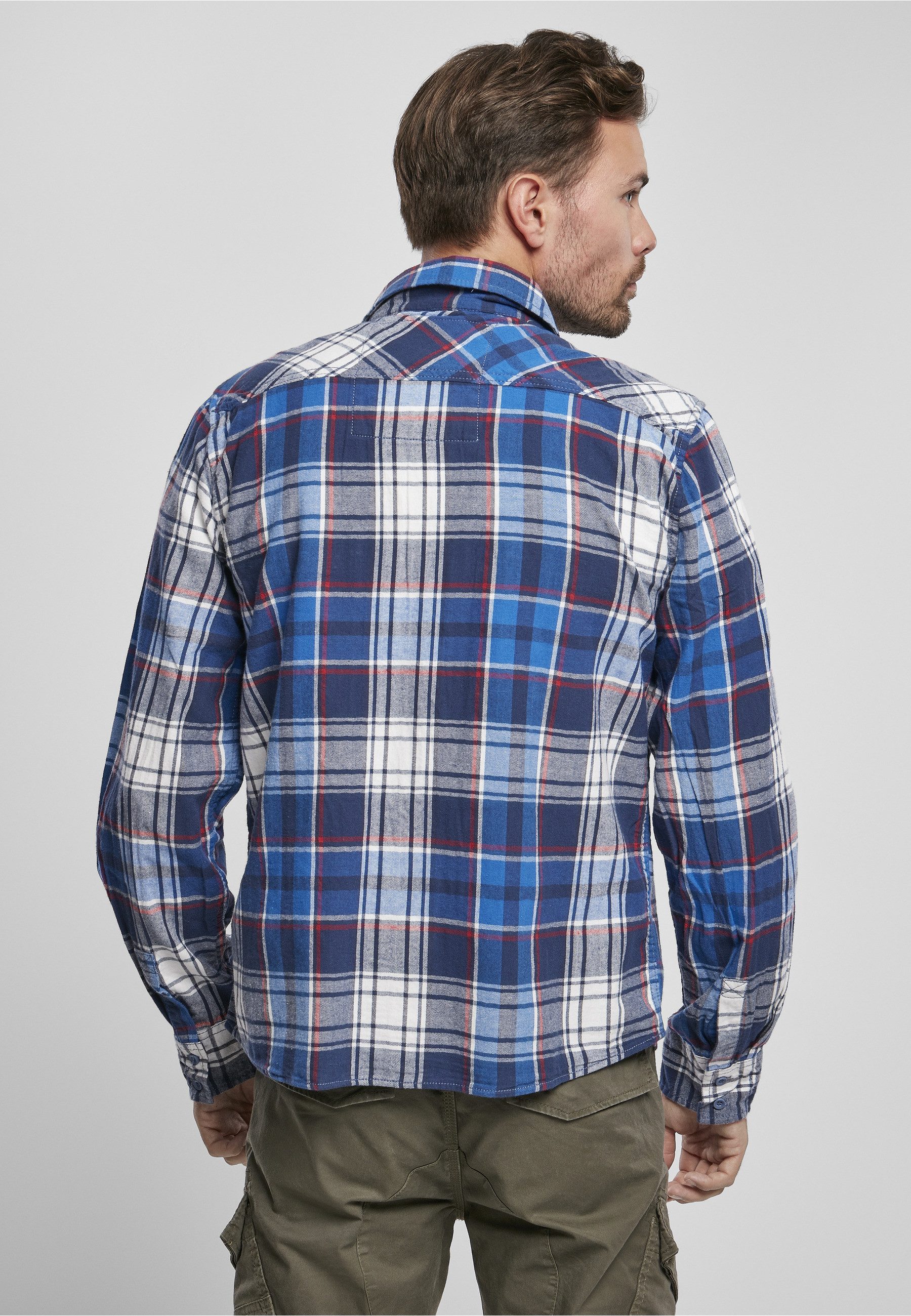 Brandit Langarmhemd Brandit Herren Checked Shirt (1-tlg)