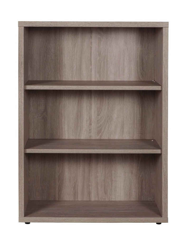 Composad Aktenregal DISEGNO, Bücherregal mit 3 offenen Fächern, verstellbare Böden, Höhe 112 cm, 100% recyceltes Holz, Made in Italy