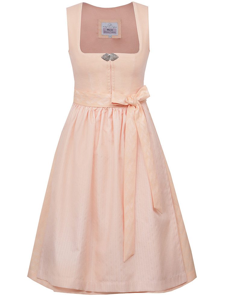 MarJo Dirndl Dirndl Mönchsroth 65cm Länge peach
