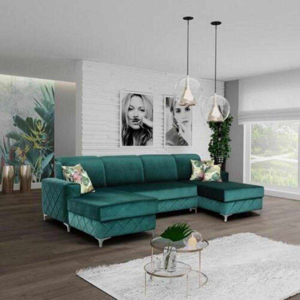 JVmoebel Ecksofa, Luxus Sofas Ecksofa U-form Polster Modern Relax Sofas Couch Möbel