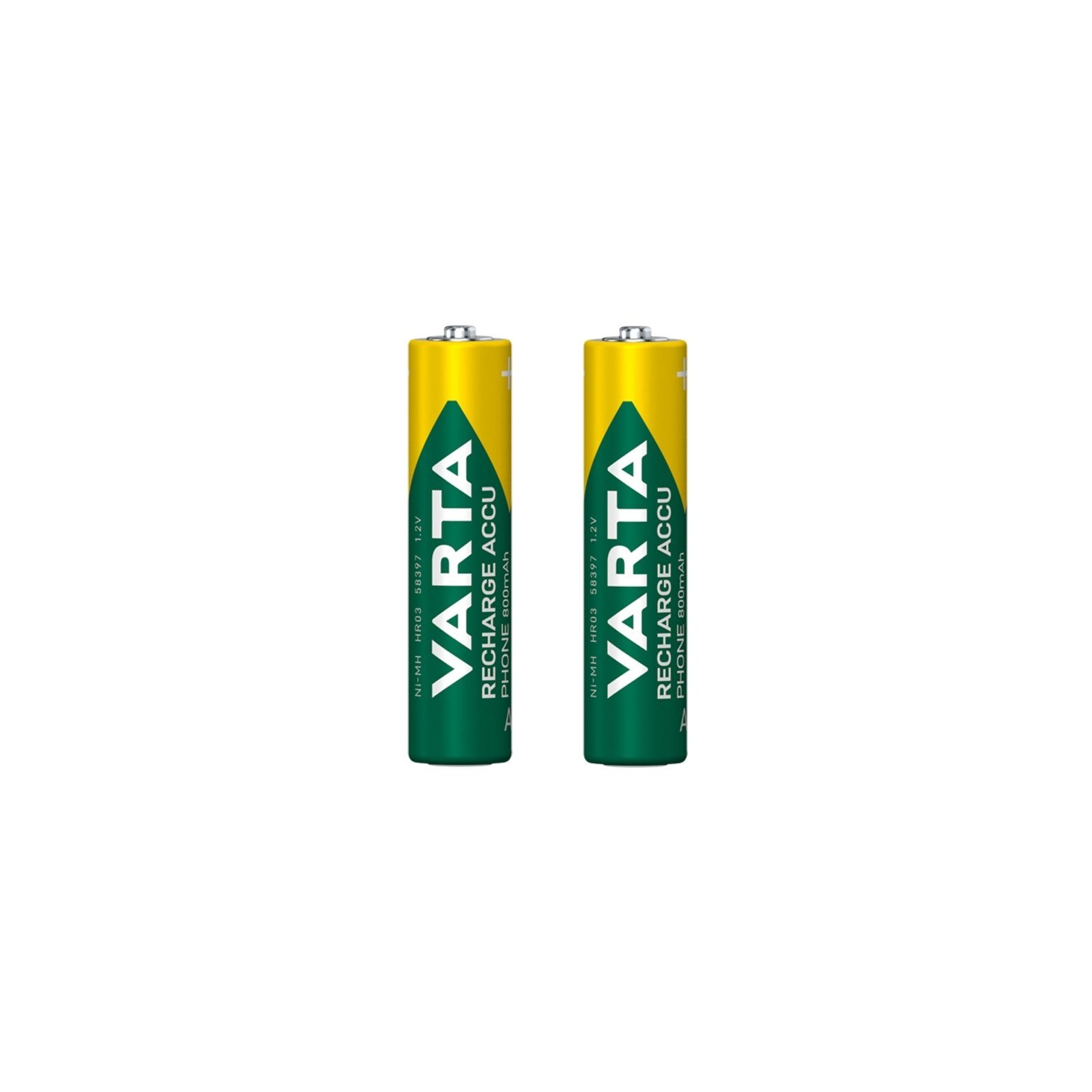 VARTA Recharge Accu Phone 2xAAA 800 mAh Batterie