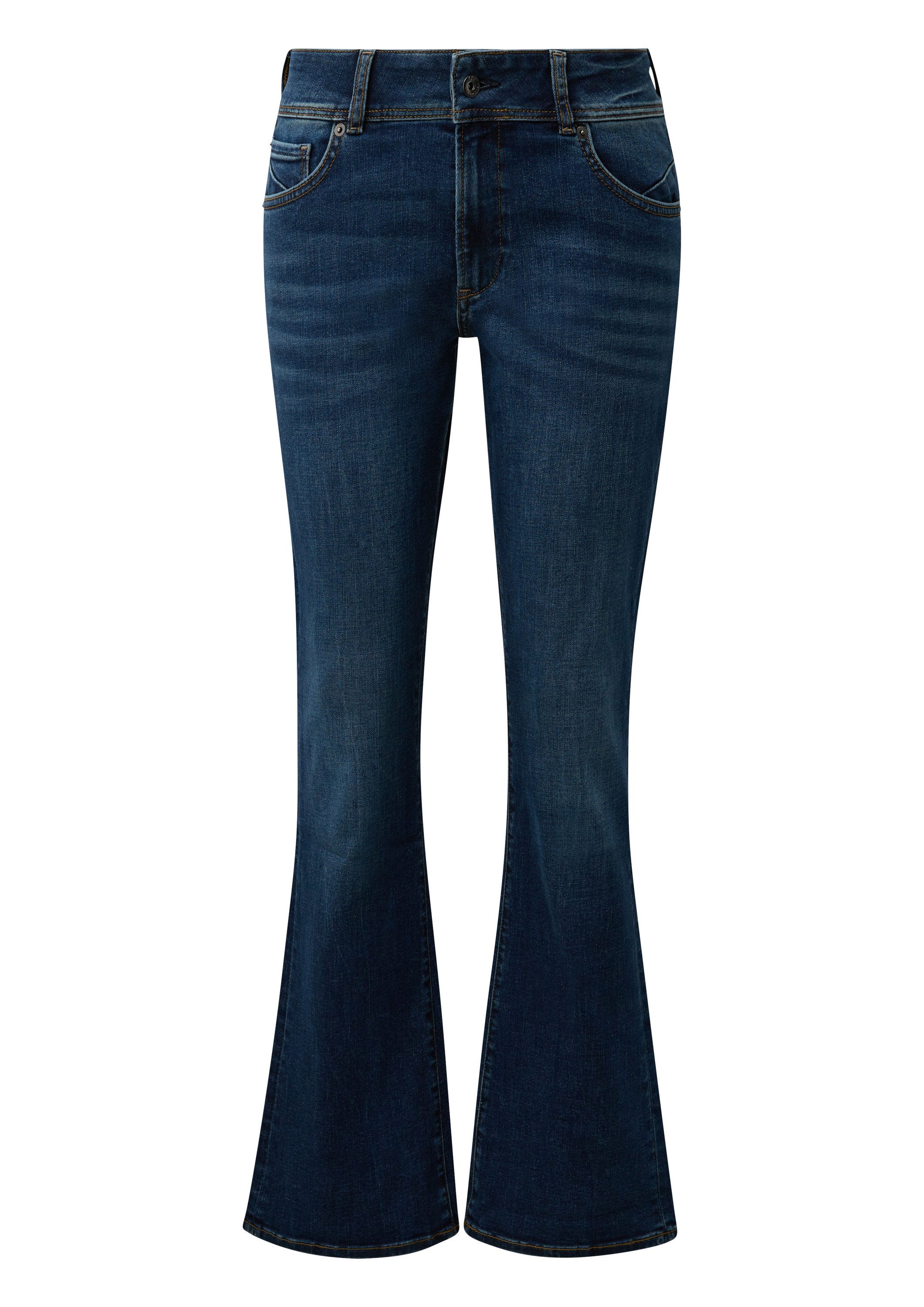 QS Bootcut-Jeans Jeans-Hose CATIE Jeans Catie / Slim Fit / Mid Rise / Bootc günstig online kaufen