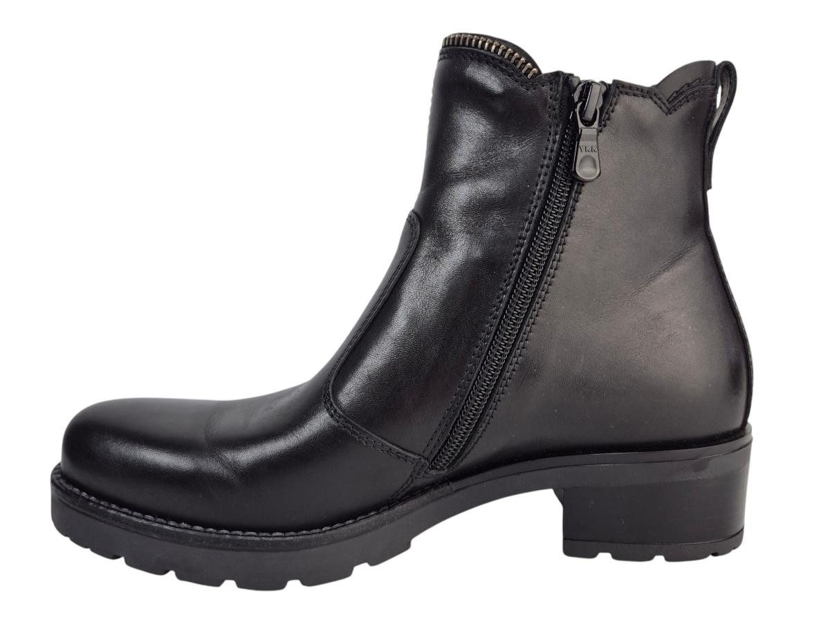 Nero Giardini Leder schwarz Stiefelette