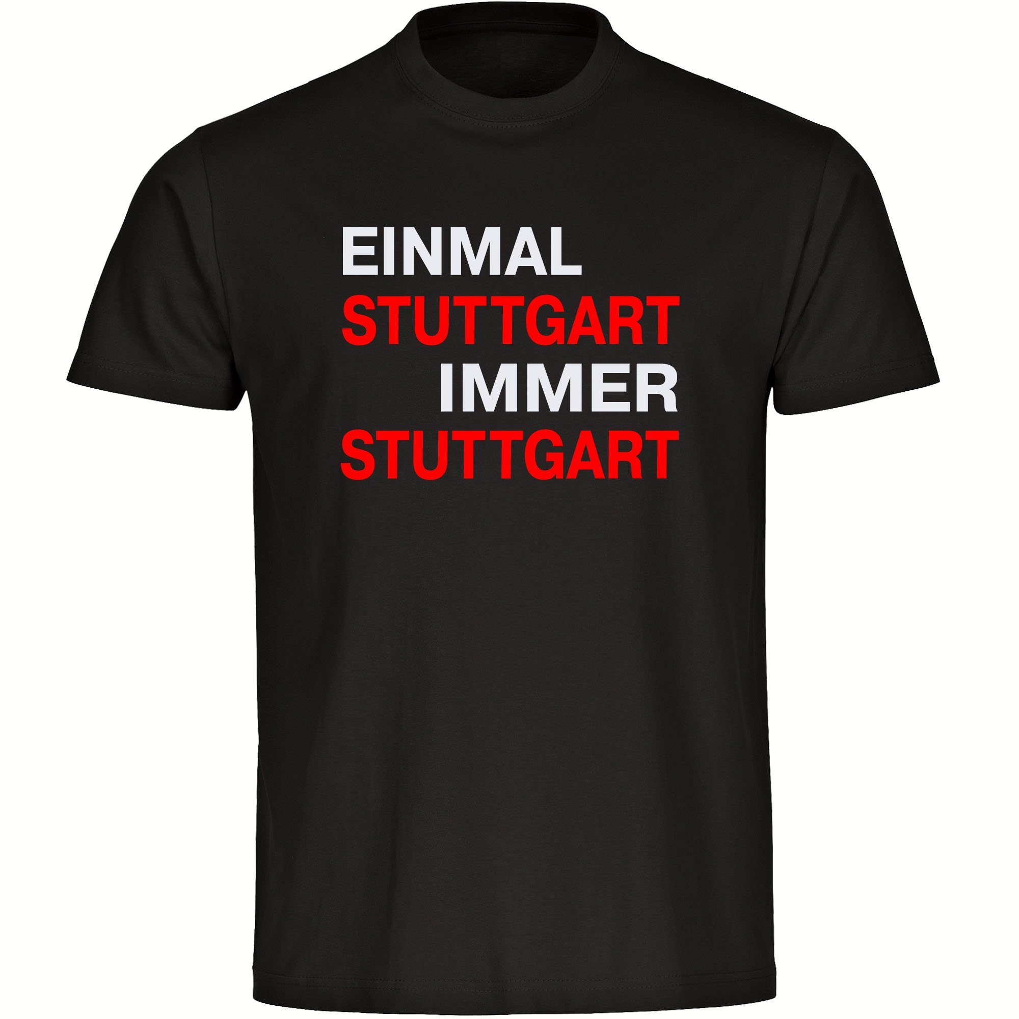 T-Shirt Herren Stuttgart - Einmal Immer - Männer