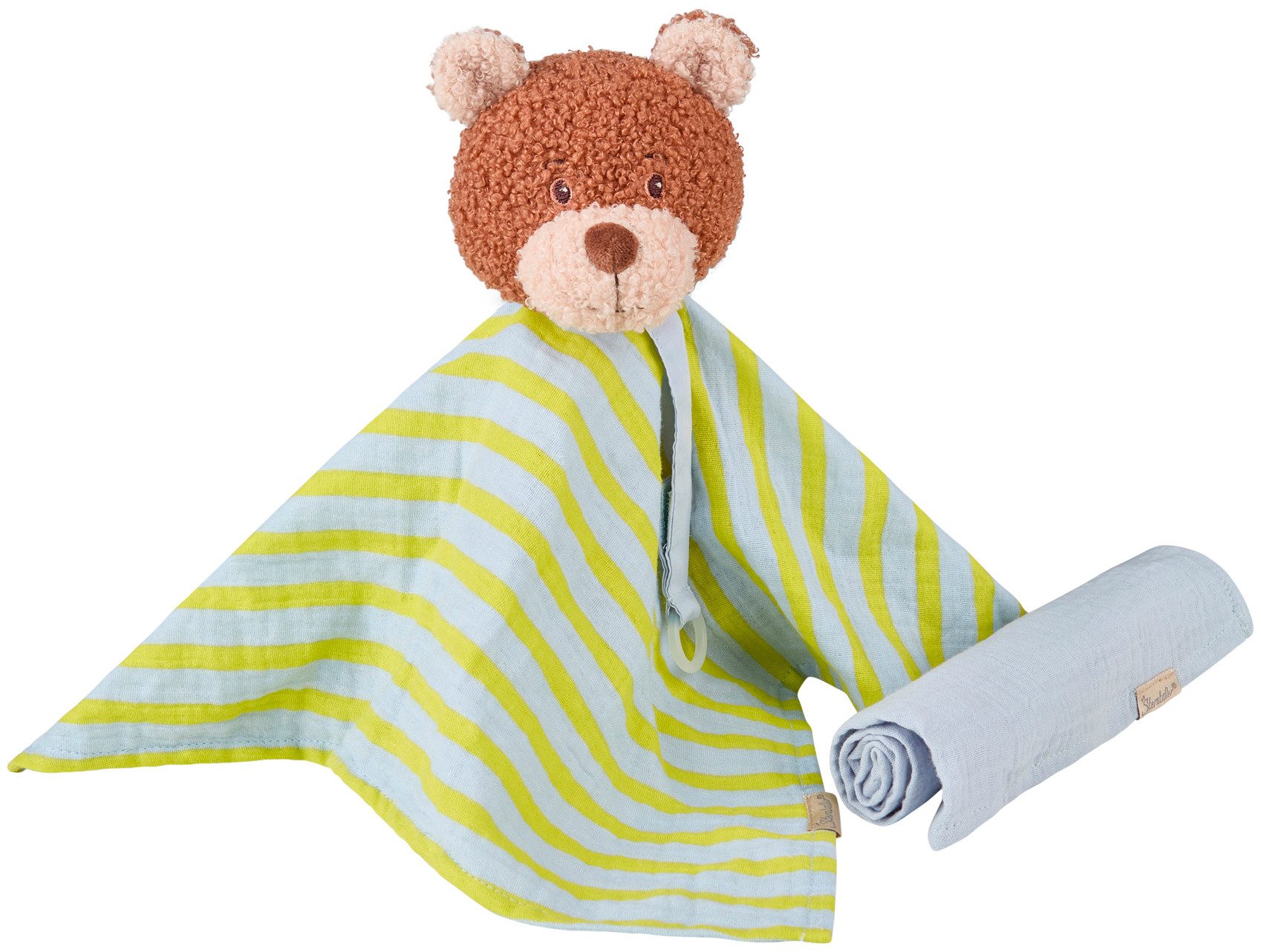 Sterntaler® Schmusetuch Träumli-Set BÄR Bob, (Set, 2-tlg)
