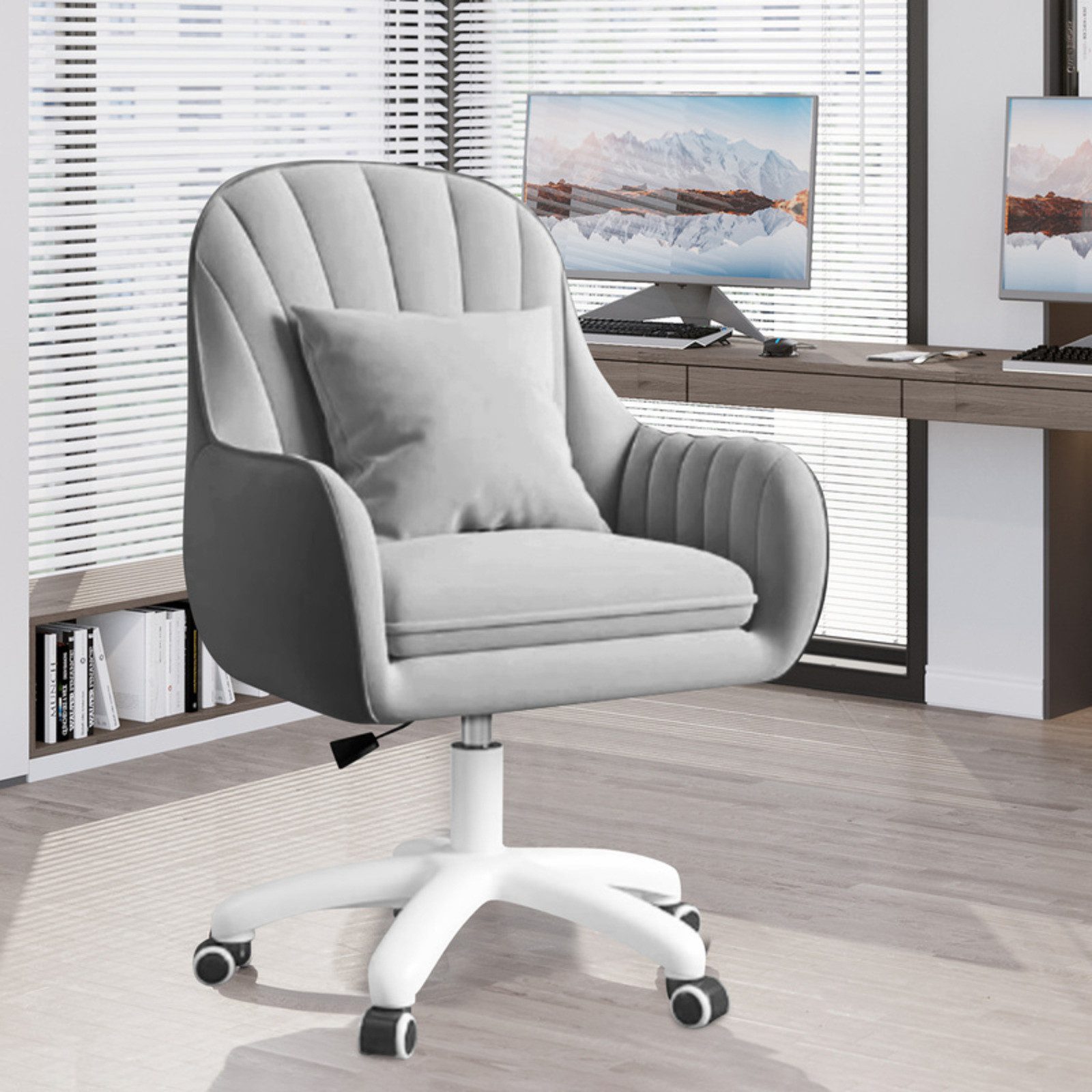 HawthyHome Bürostuhl Ergonomischer Homeoffice-Stuhl, 360° Drehbar & Höhenve günstig online kaufen