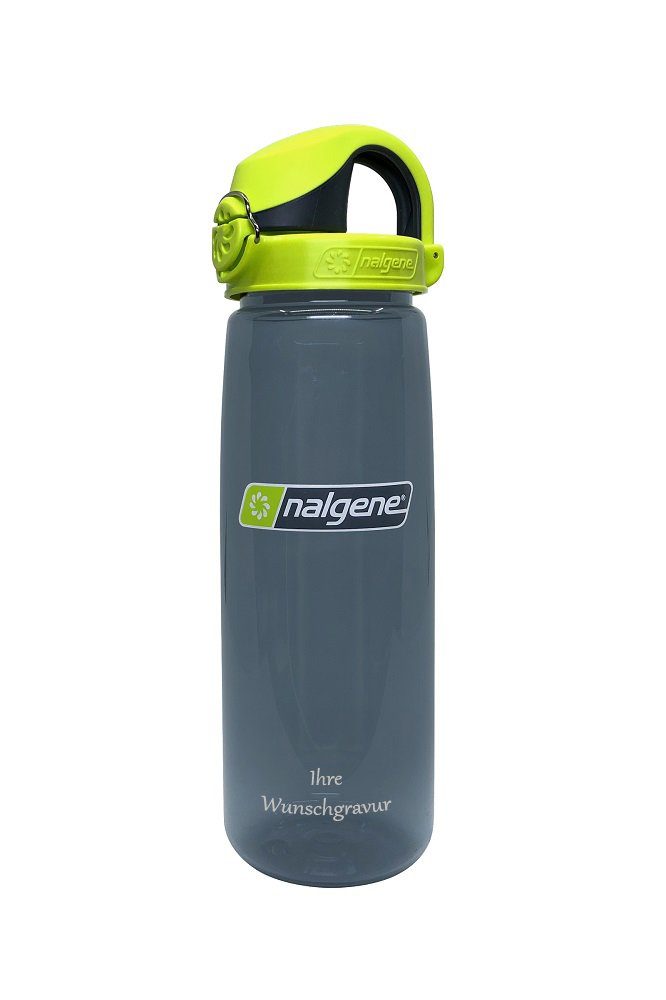 Nalgene Trinkflasche Nalgene Trinkflasche 'OTF' - 0,65 L charcoal - mit Namensgravur