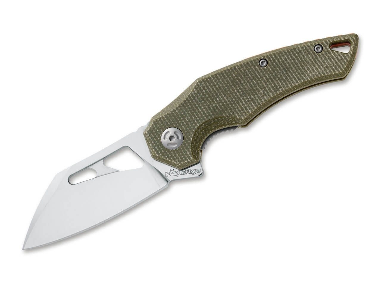 Fox Einhandmesser Taschenmesser mit Atrax Knives Fox Griff Micarta Knives