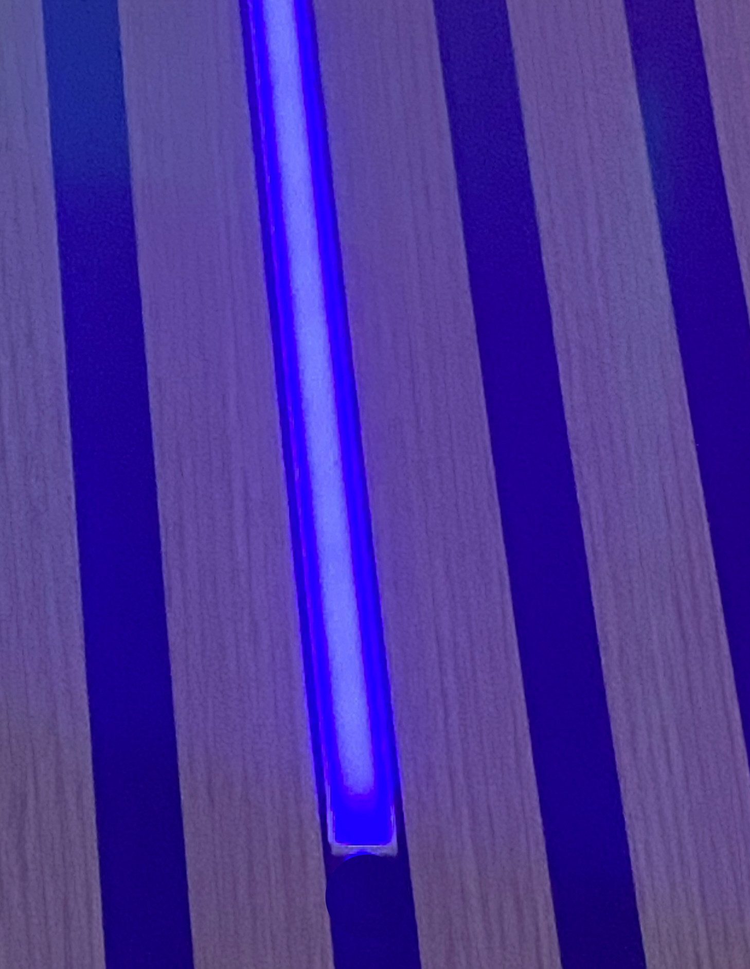 XENON LED Dekolicht 4095 LED Leuchte ALU Schiene Slim 3x50cm matt BLAU inkl. Netzteil, Xenon / BLAU