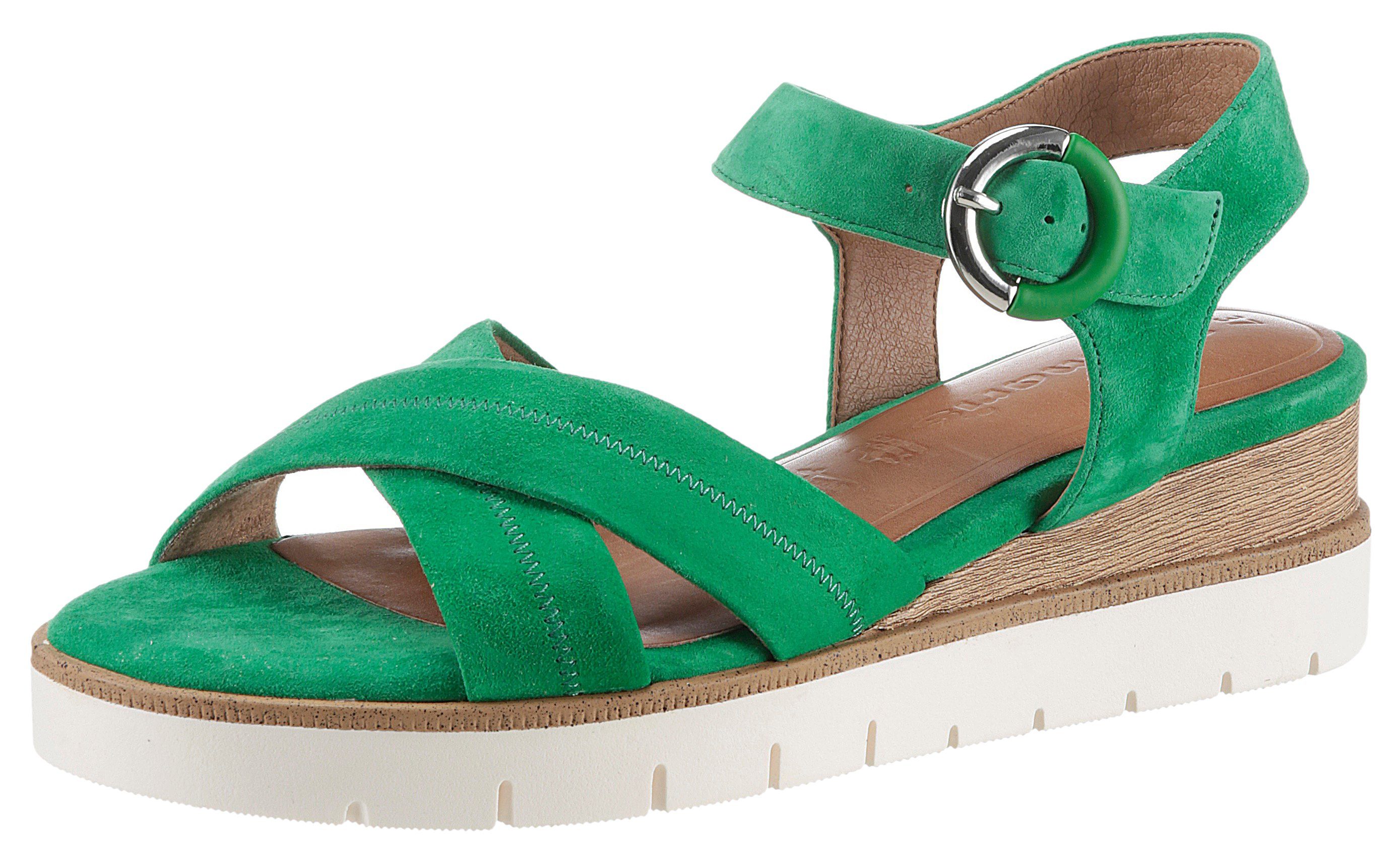 Tamaris Sandalette, Sommerschuh, Sandale, Keilabsatz, mit günstig online kaufen