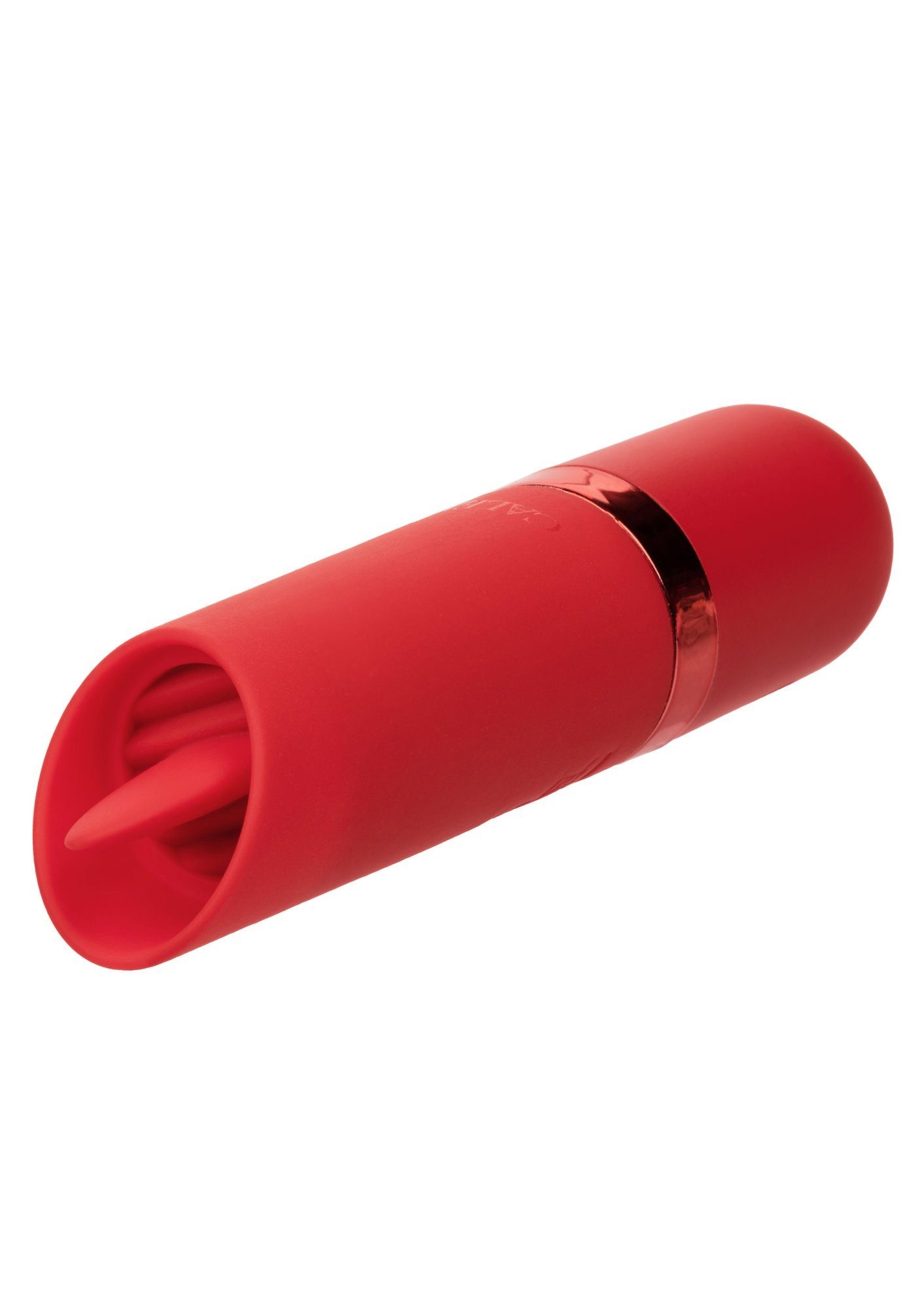 California Exotic Novelties Auflege-Vibrator Flicker Vibrator mit Zunge - rot