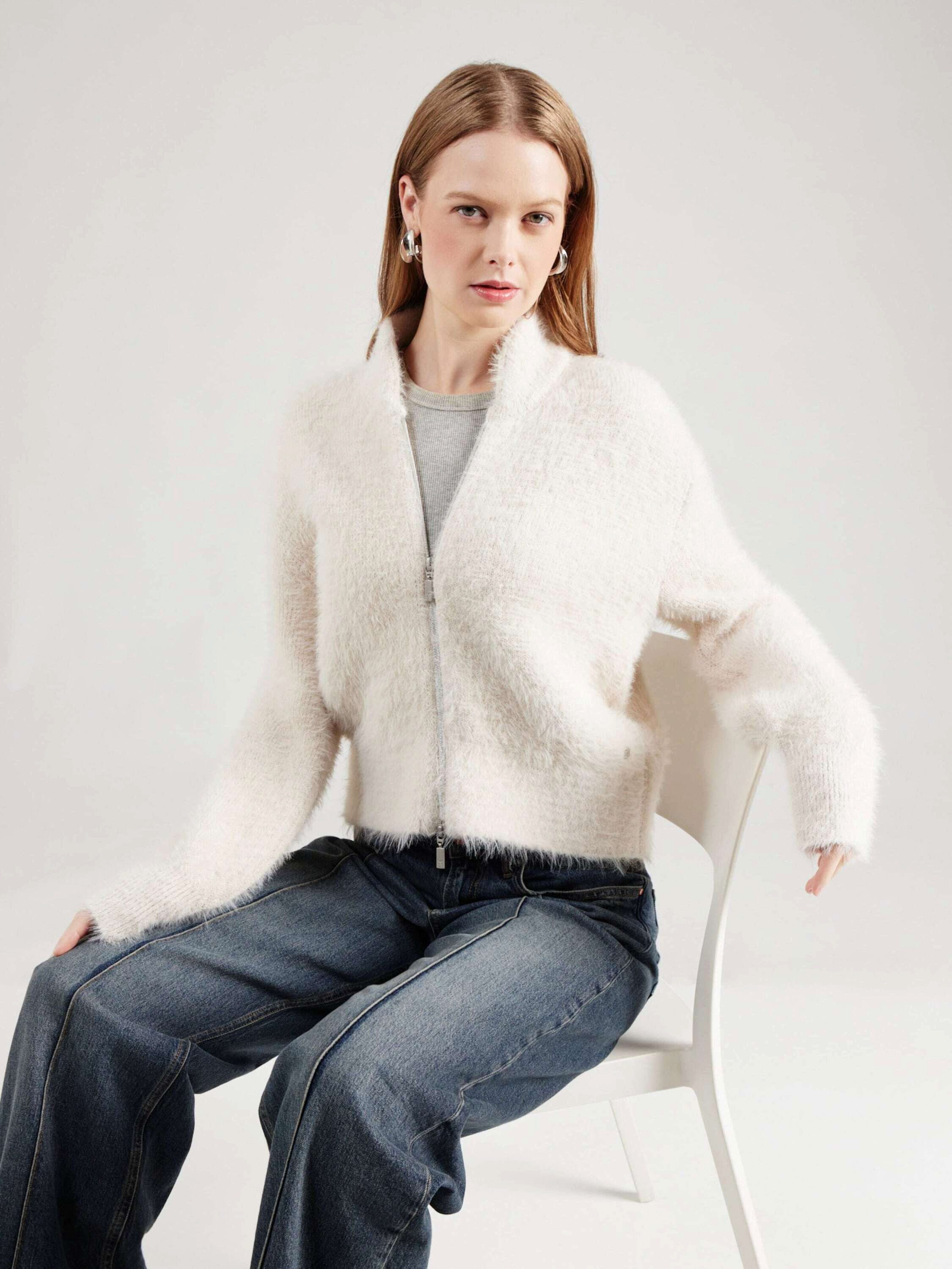 Monari Strickjacke (1-tlg) Plain/ohne Details