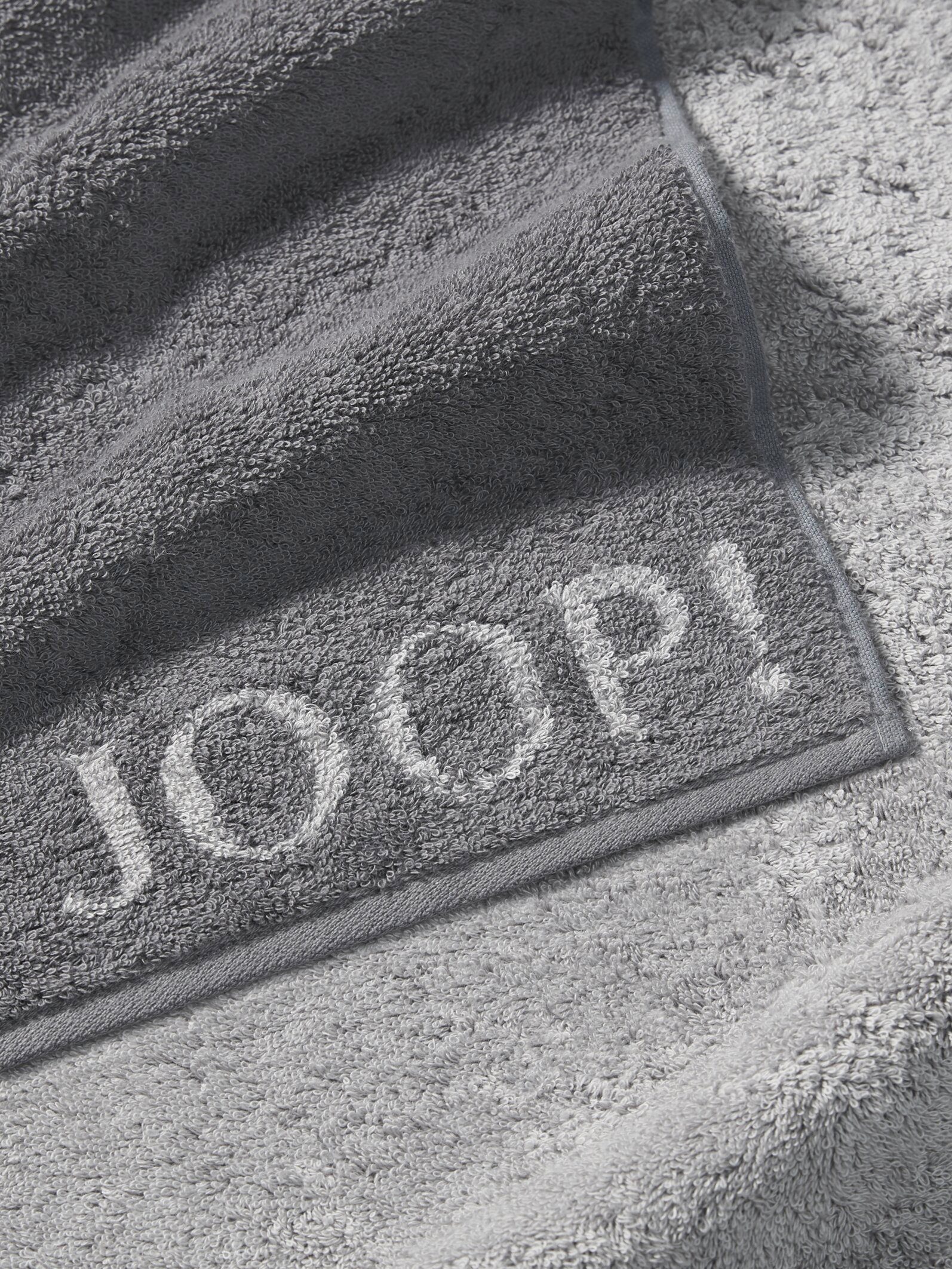 DOUBLEFACE Anthrazit Joop! LIVING JOOP! CLASSIC (3-St) Gästehandtücher Gästetuch-Set, Textil -