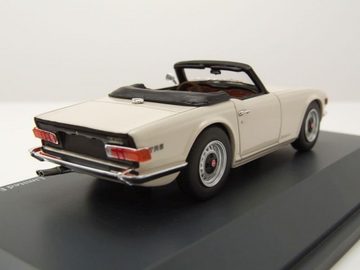 Schuco Modellauto Triumph TR6 offenes Soft Top 1968 weiß Modellauto 1:43 Schuco, Maßstab 1:43