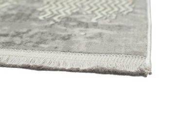 Wollteppich Wollteppich Designerteppich Teppich abstrakt aus Naturfasern in beige grau creme, Teppich-Traum, rechteckig, Höhe: 7 mm, Wollteppich