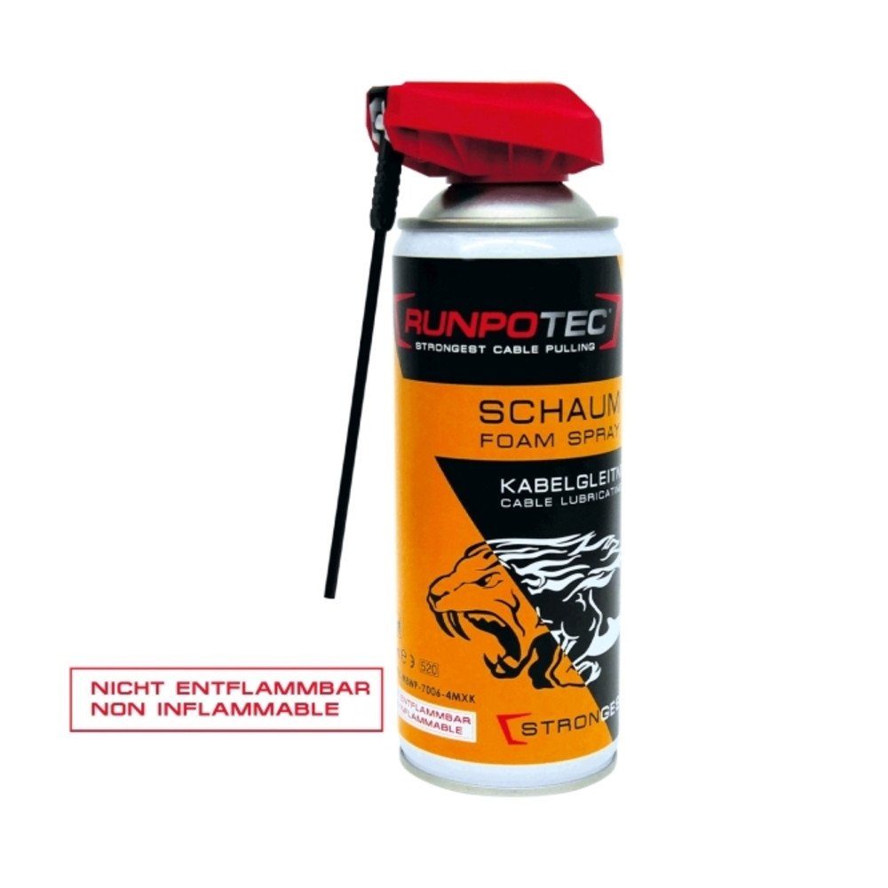 RUNPOTEC Montage-Kit Kabelgleitmittel Schaum, 400 ml