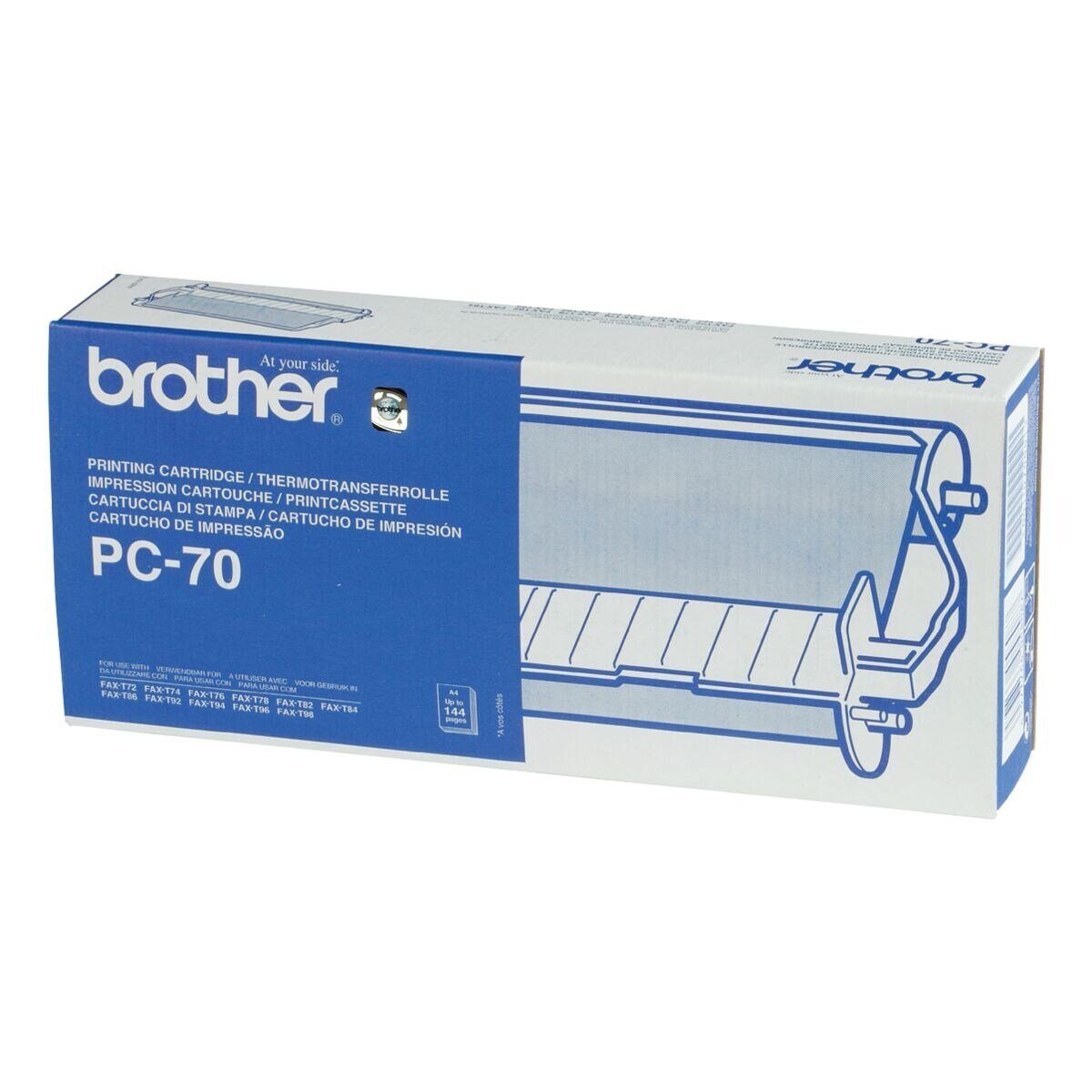 Brother Fax Thermotransfer-Rolle PC-70
