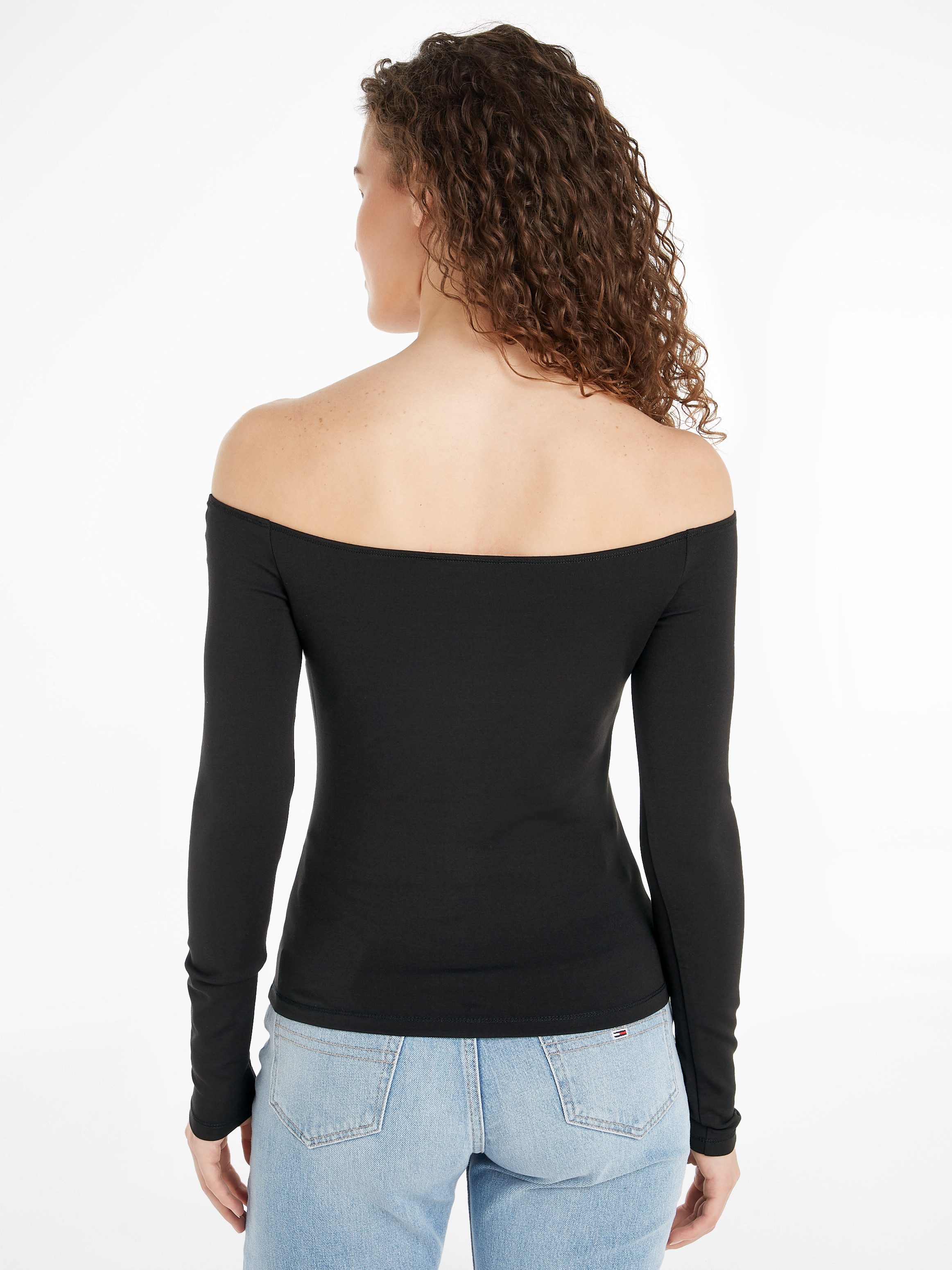 Tommy Jeans Langarmshirt TJW SLIM BADGE günstig online kaufen