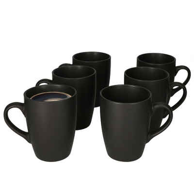 MamboCat Tasse »6er Set Kaffeebecher Lampart Nero schwarz 340ml«