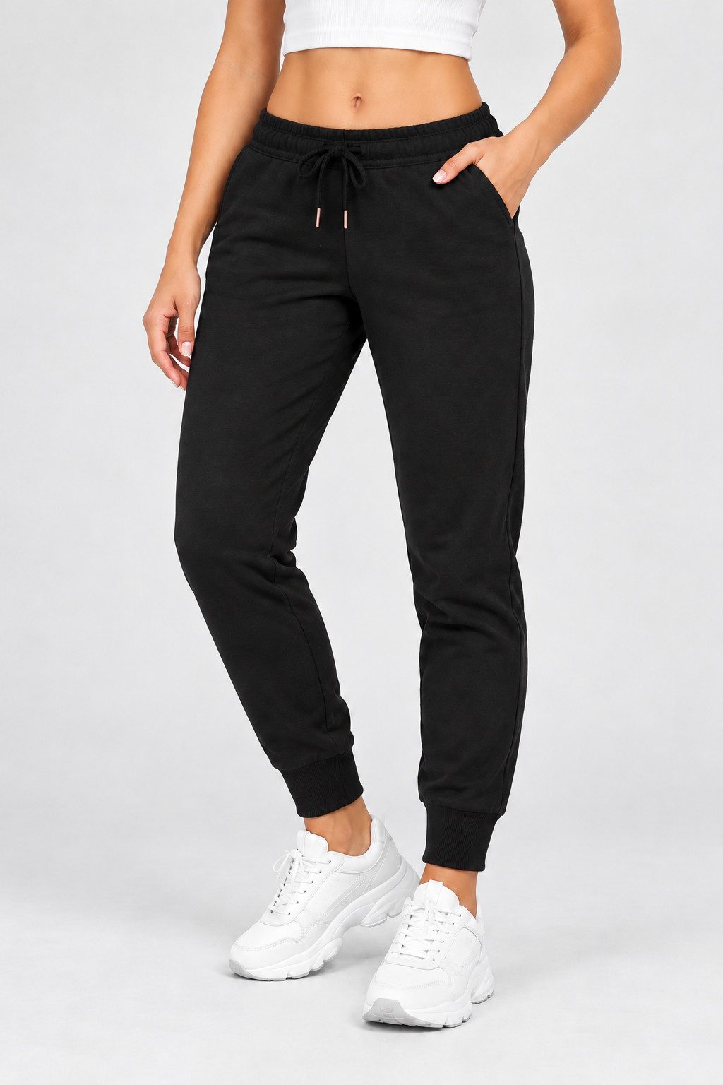 ROSS CAMP Jogginghose Jogginghose Damen (1-tlg) Baumwolle, Elasthan