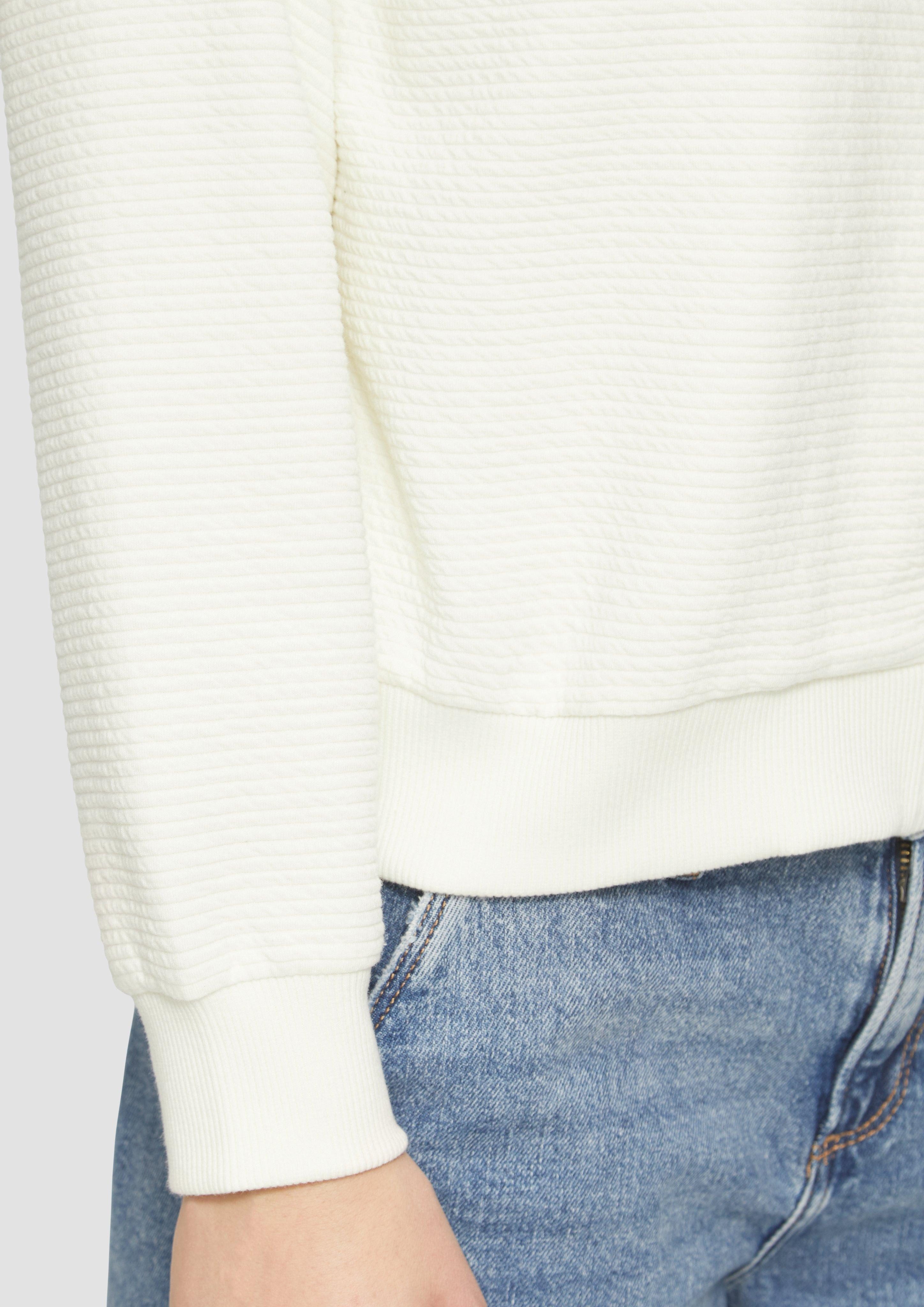 QS Sweatshirt Sweatjacke im Blouson-Style günstig online kaufen