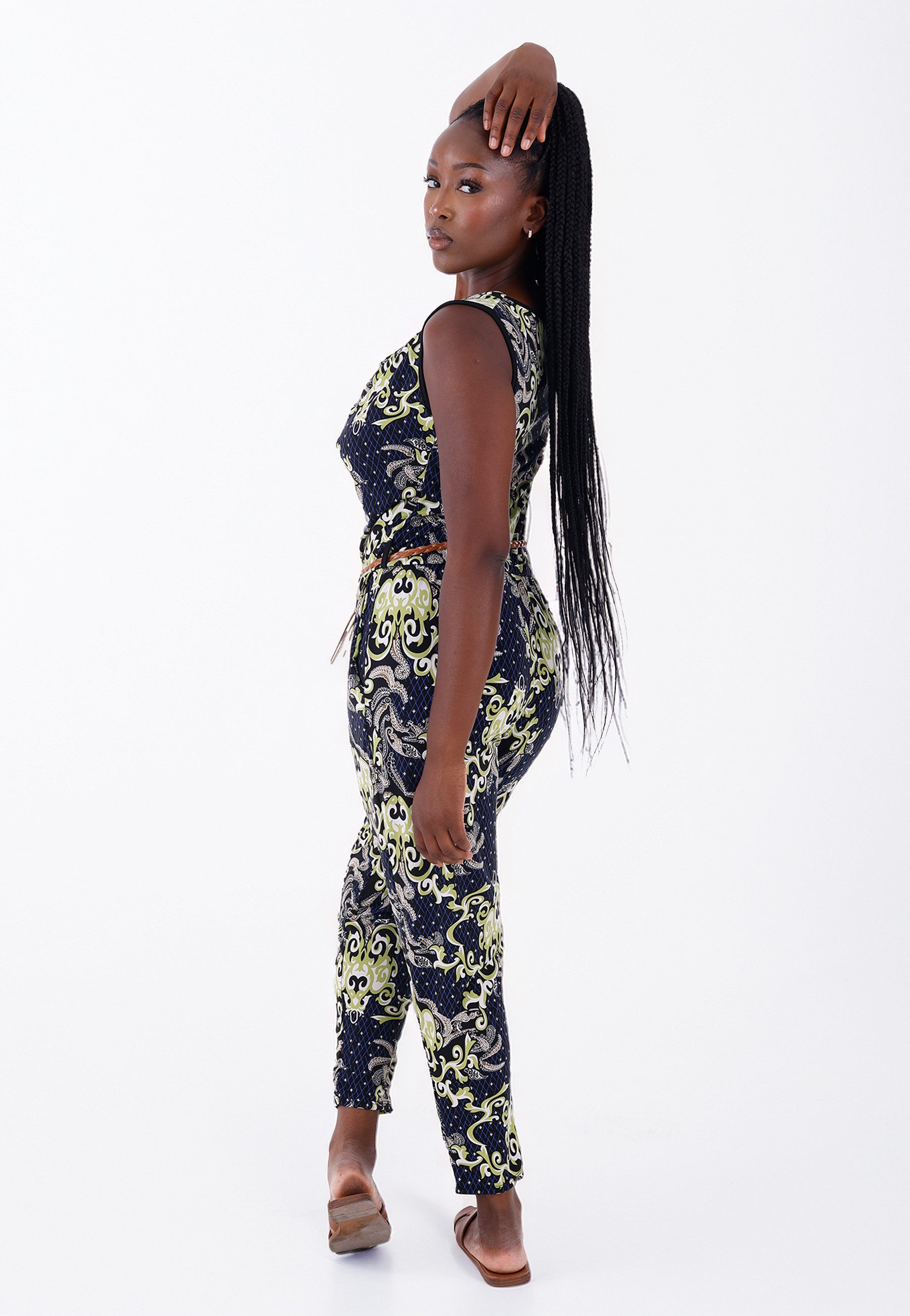 YC Fashion & Style Jumpsuit gemusterter günstig online kaufen