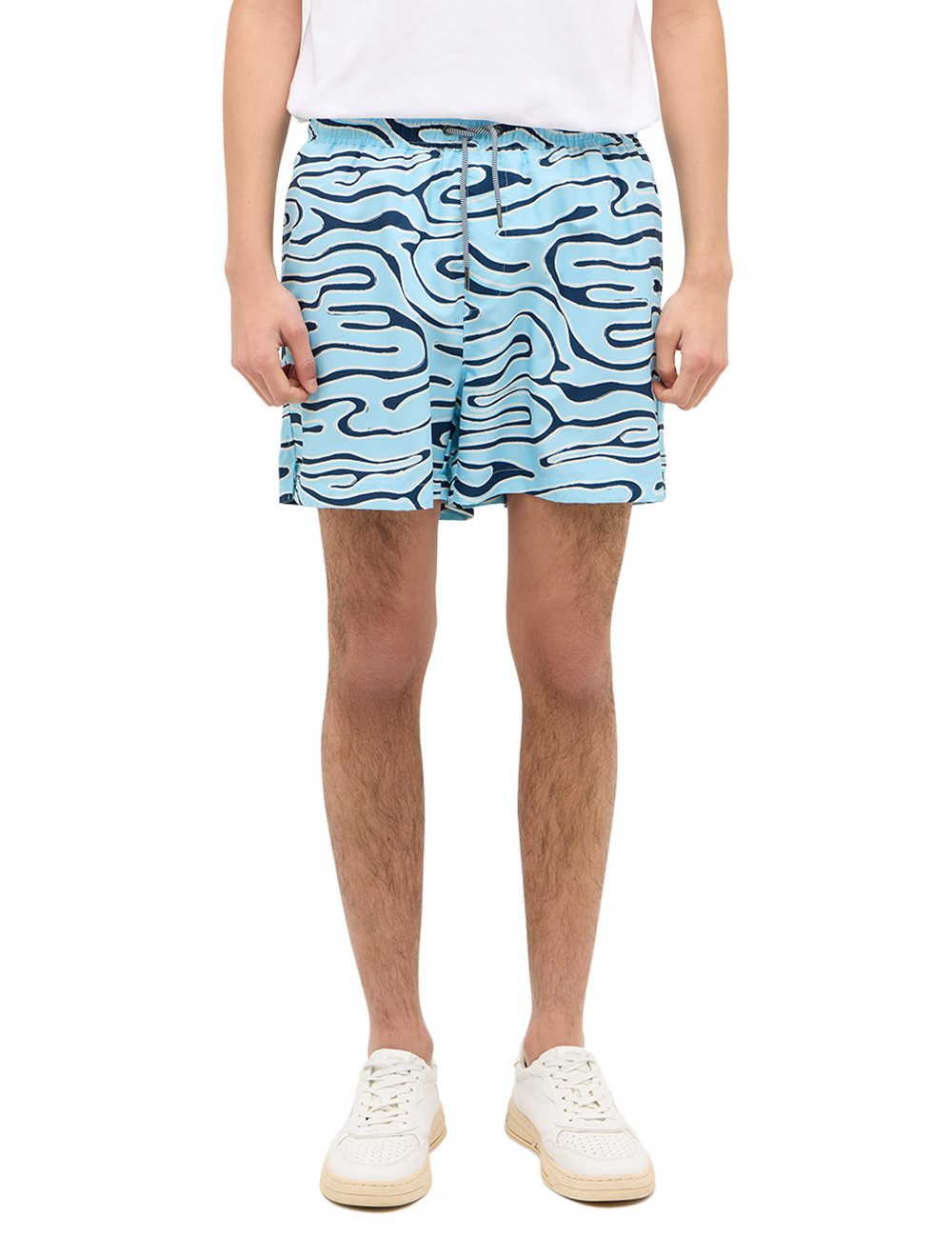 MUSTANG Shorts Style Oceanside bedruckt mit Allover-Print