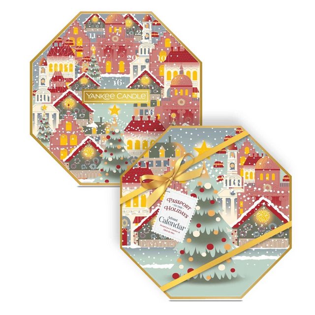 Yankee Candle Hautpflege-Set Adventskalender Kranz