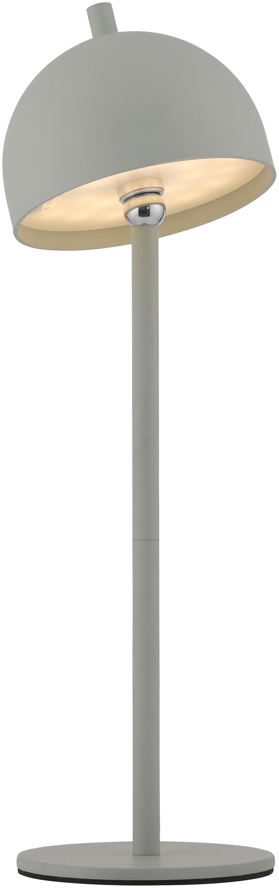 SCHÖNER WOHNEN-Kollektion LED Tischleuchte BELLIS, USB-Ladefunktion, LED fest integriert, Warmweiß, SCHÖNER WOHNEN Kollektion, Touchdimmer, Memoryfunktion, IP54, Akku