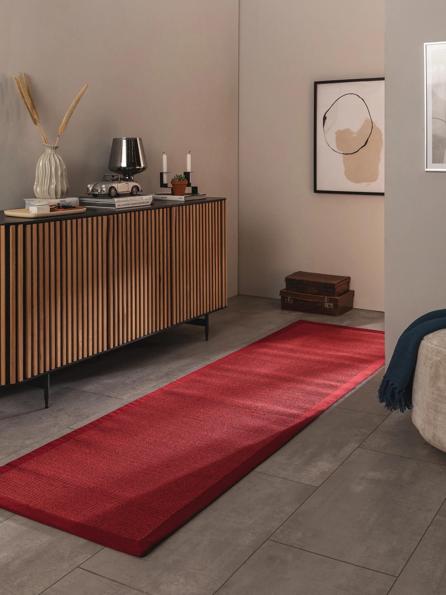 benuta Sisalteppich Sana, rechteckig, Höhe: 5 mm, 100% Sisal Naturfaser, Teppich Wohnzimmer, Esszimmer, Schlafzimmer
